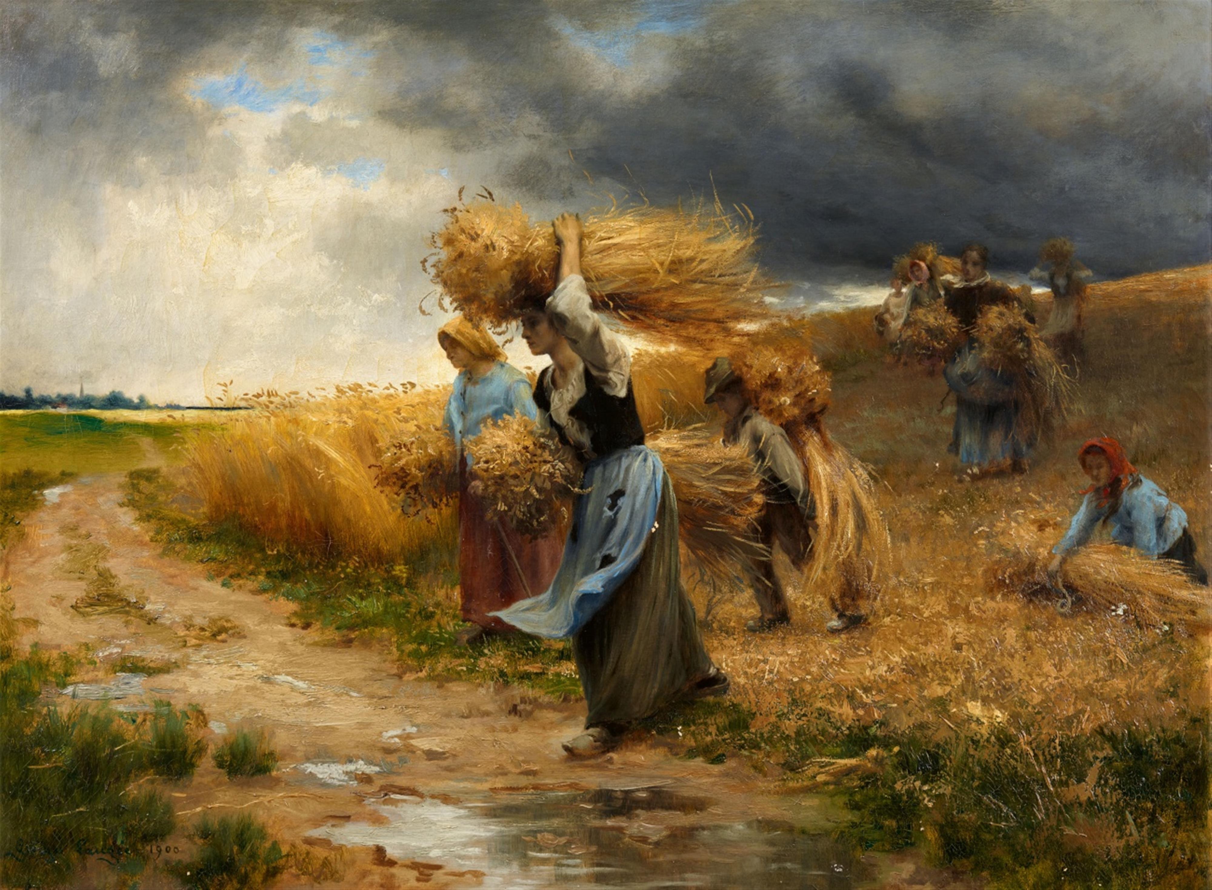 Georges Laugée - Women in the Fields - image-1