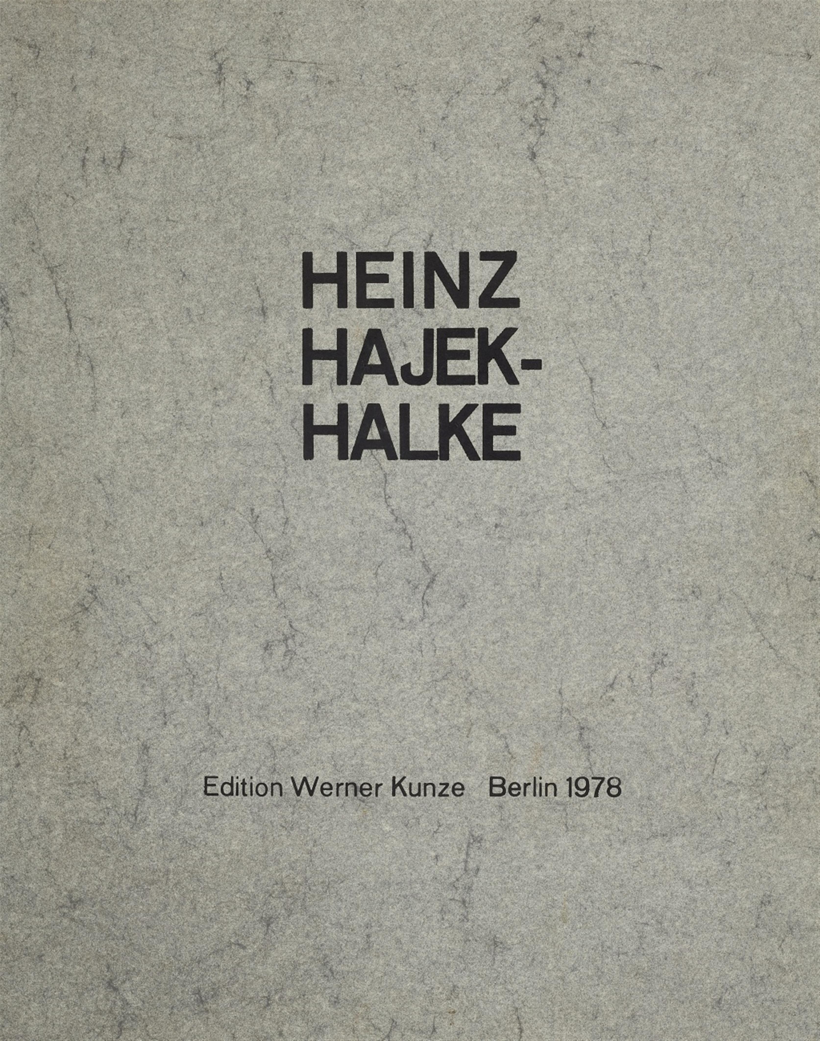 Heinz Hajek-Halke - Heinz Hajek-Halke. 12 Reprints aus den Jahren 1927 - 1960 - image-12