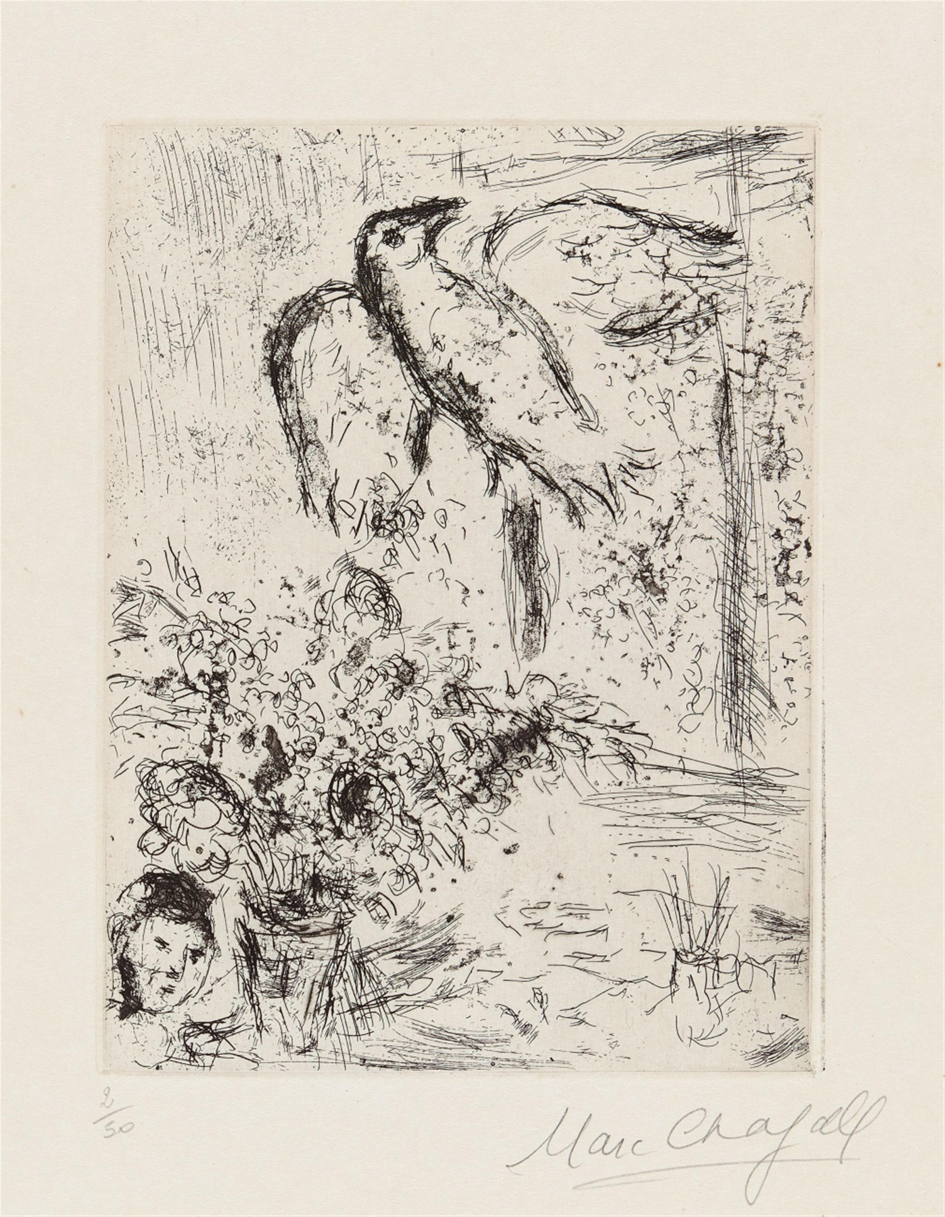 Marc Chagall - Nature morte au grand oiseau - image-1