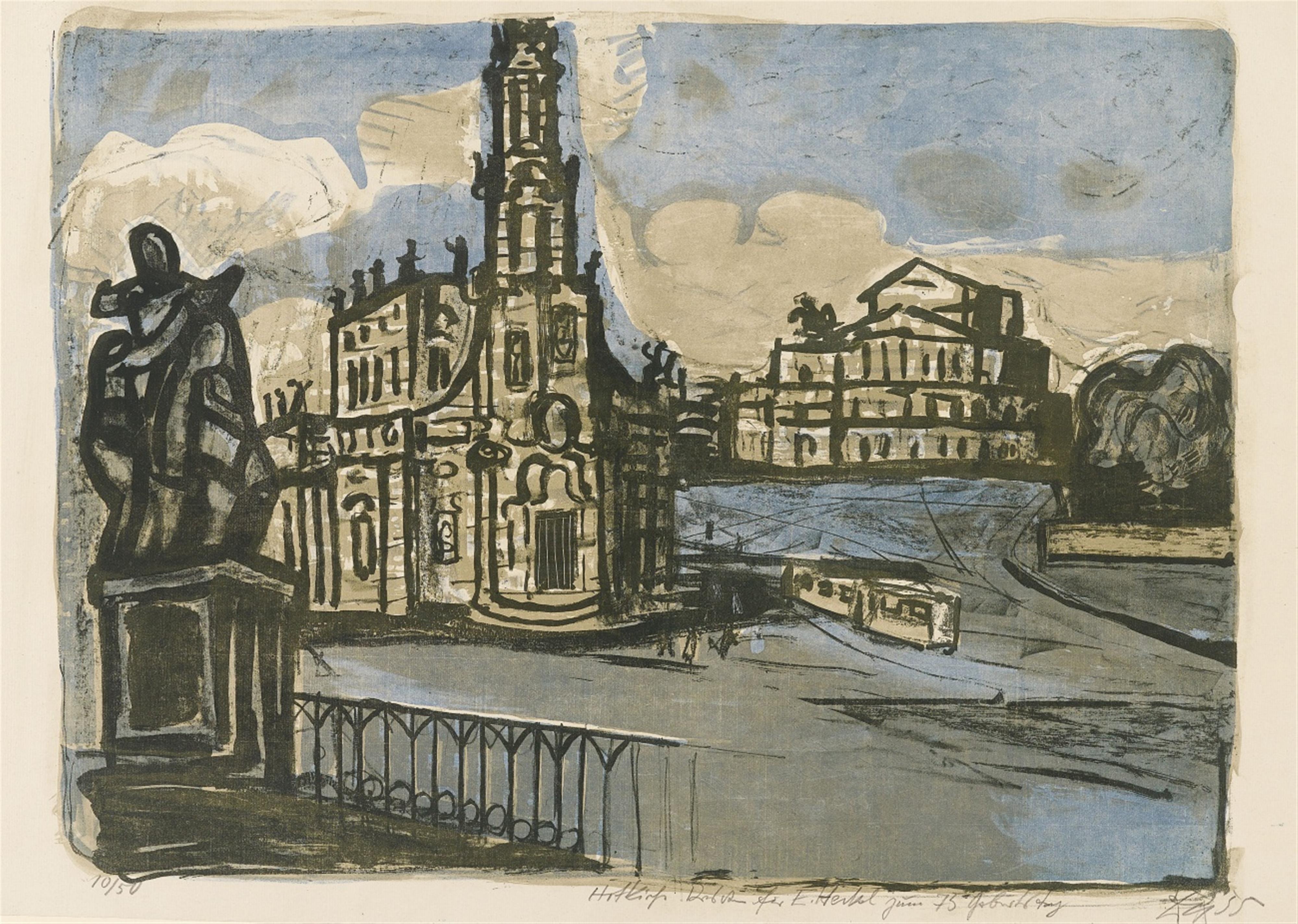 Otto Dix - Hofkirche in Dresden - image-1