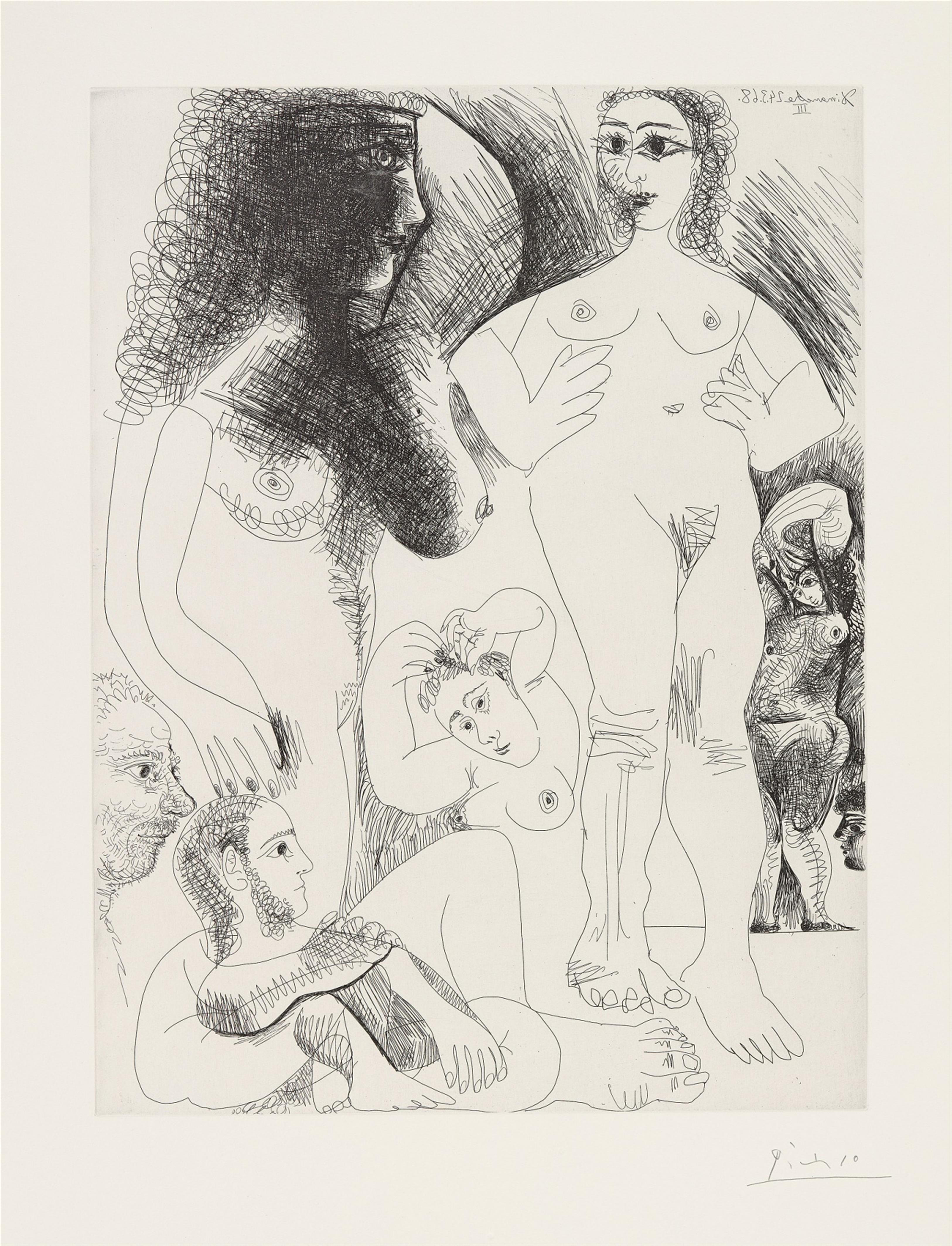 Pablo Picasso - Odalisques avec deux hommes rêvant - image-1