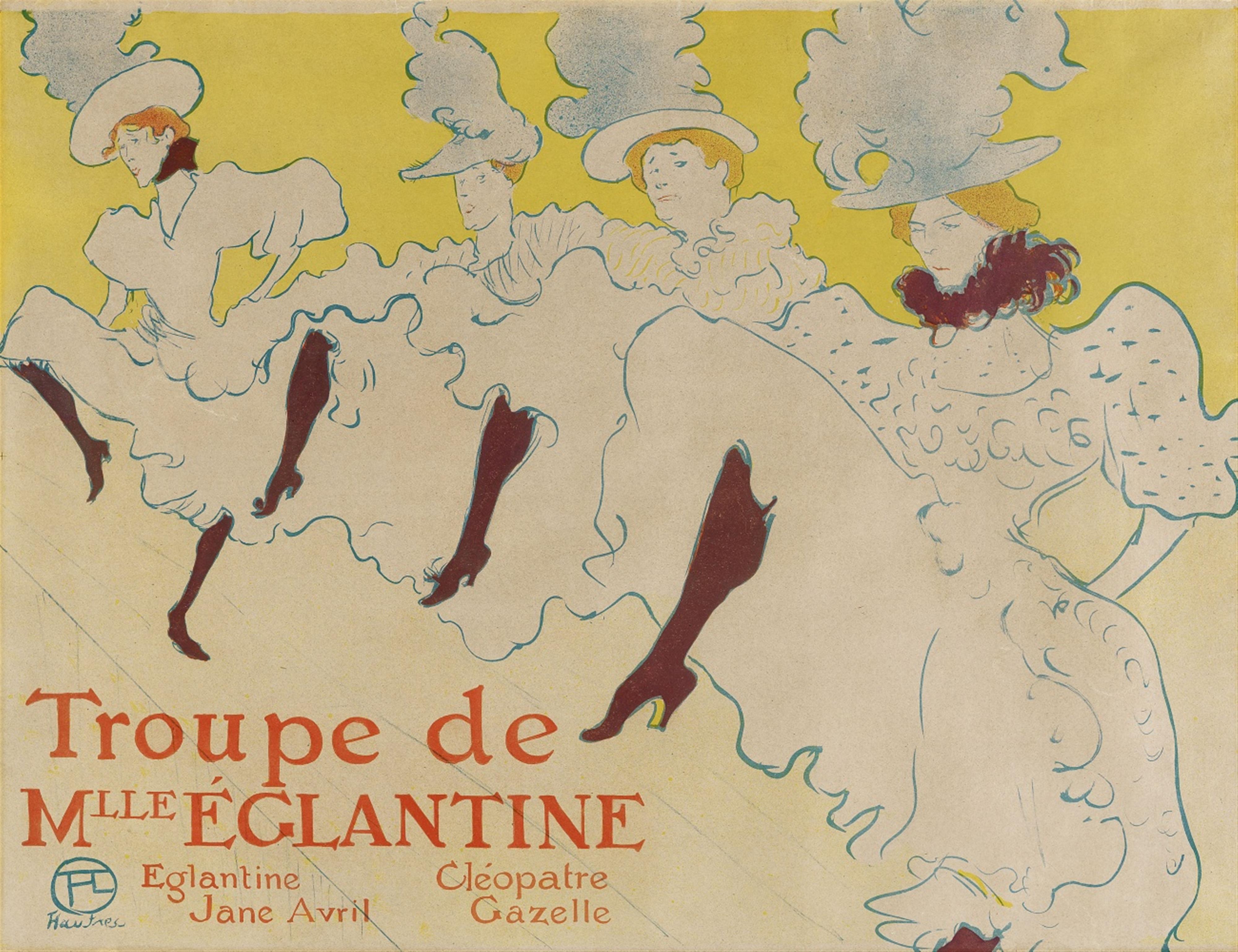 Henri de Toulouse-Lautrec - La Troupe de Mademoiselle Eglantine - image-1