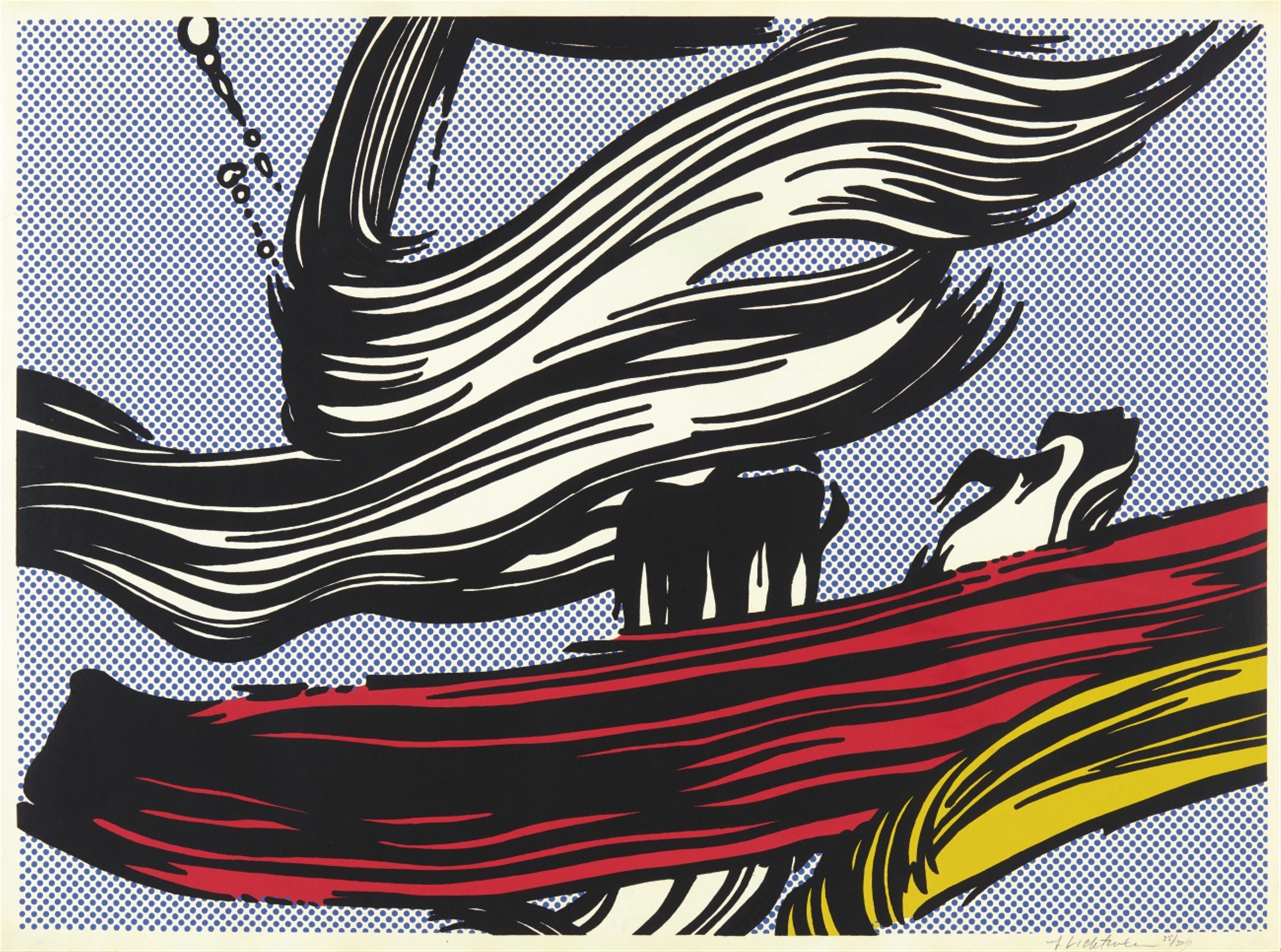 Roy Lichtenstein - Brushstrokes - image-1