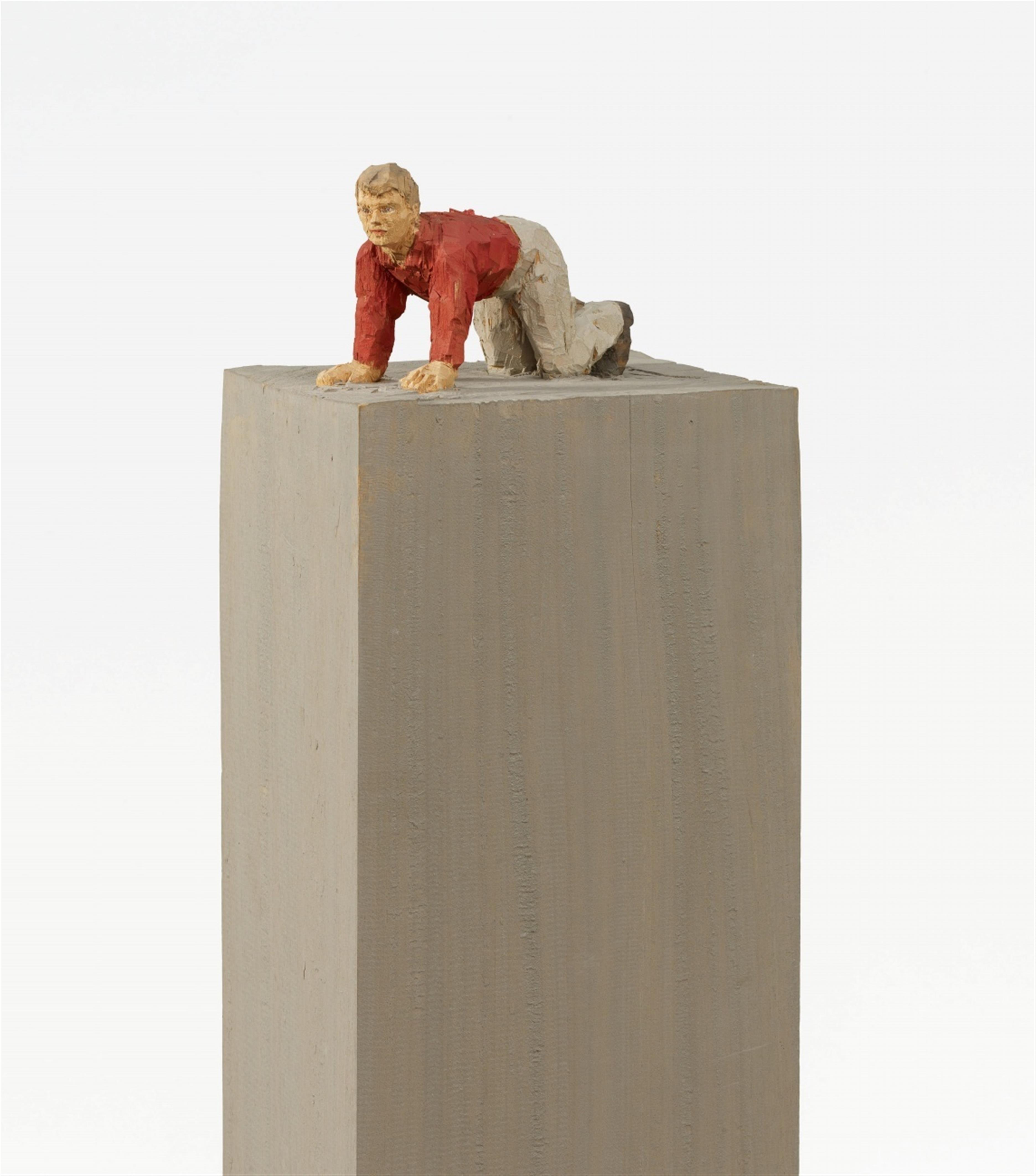 Stephan Balkenhol - Untitled (from the series: 10 Skulpturensäulen) - image-2
