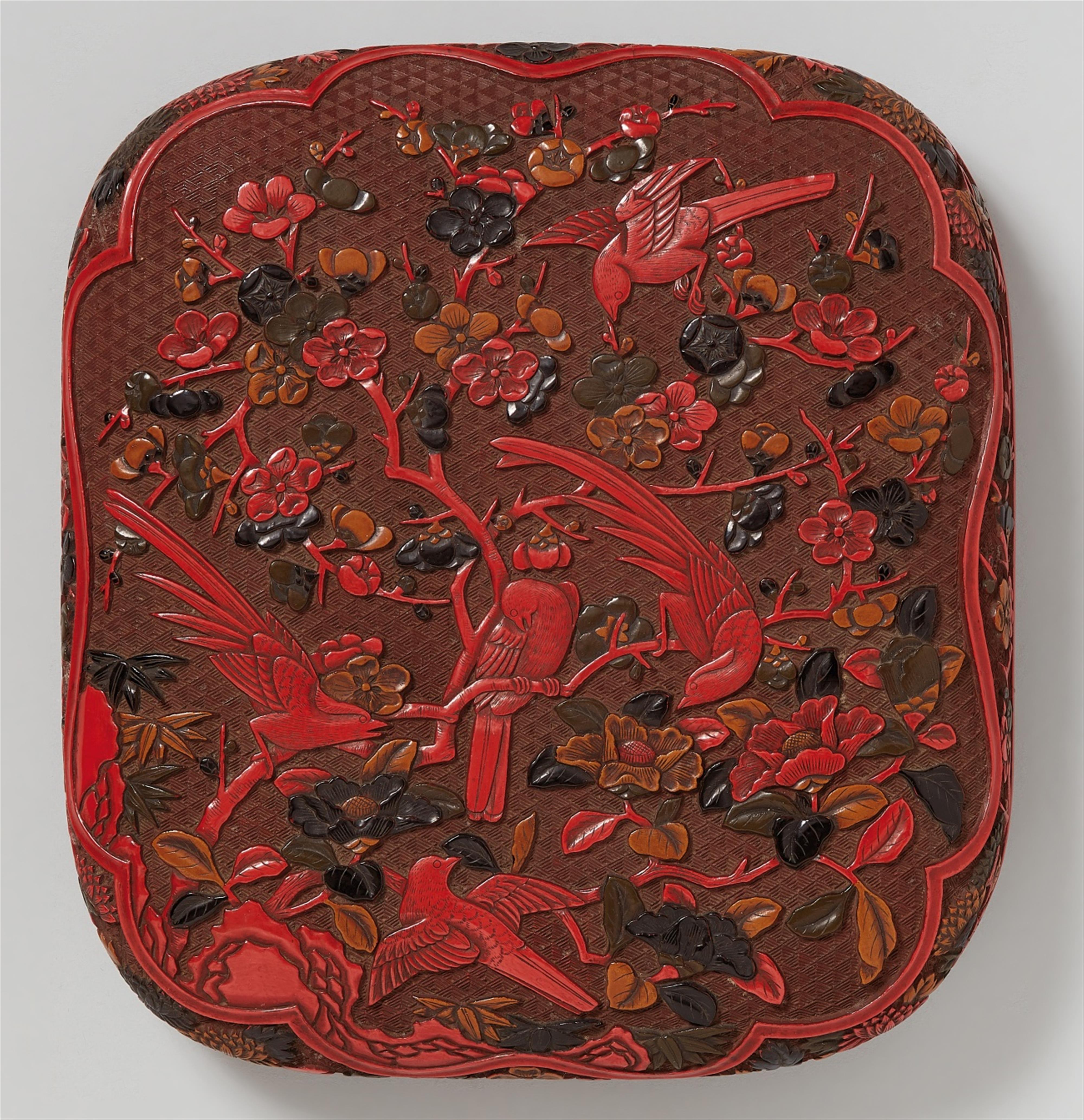A lacquer suzuribako. Late 19th century - image-1