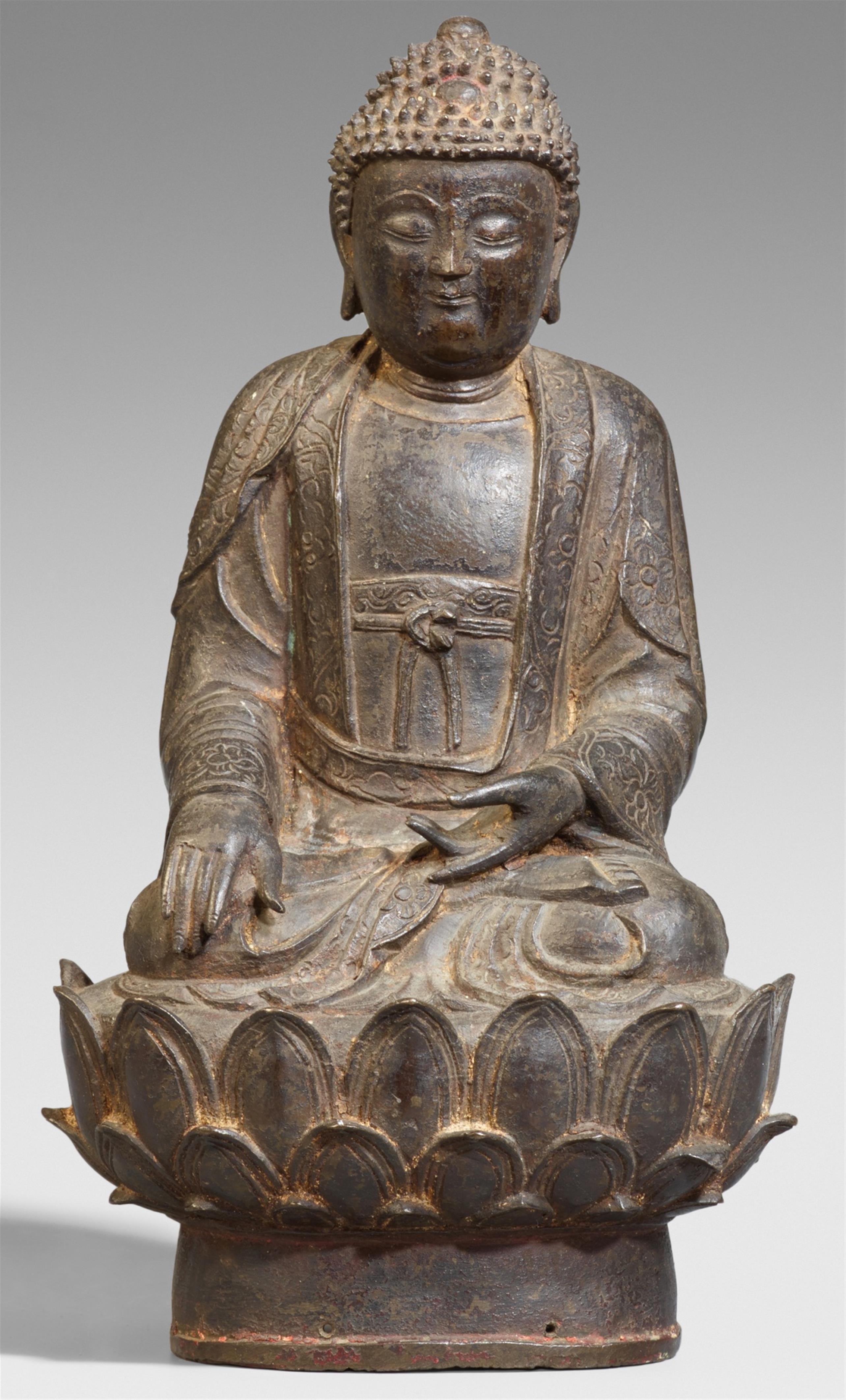 Buddha Shakyamuni. Bronze. Ming-Zeit - image-1