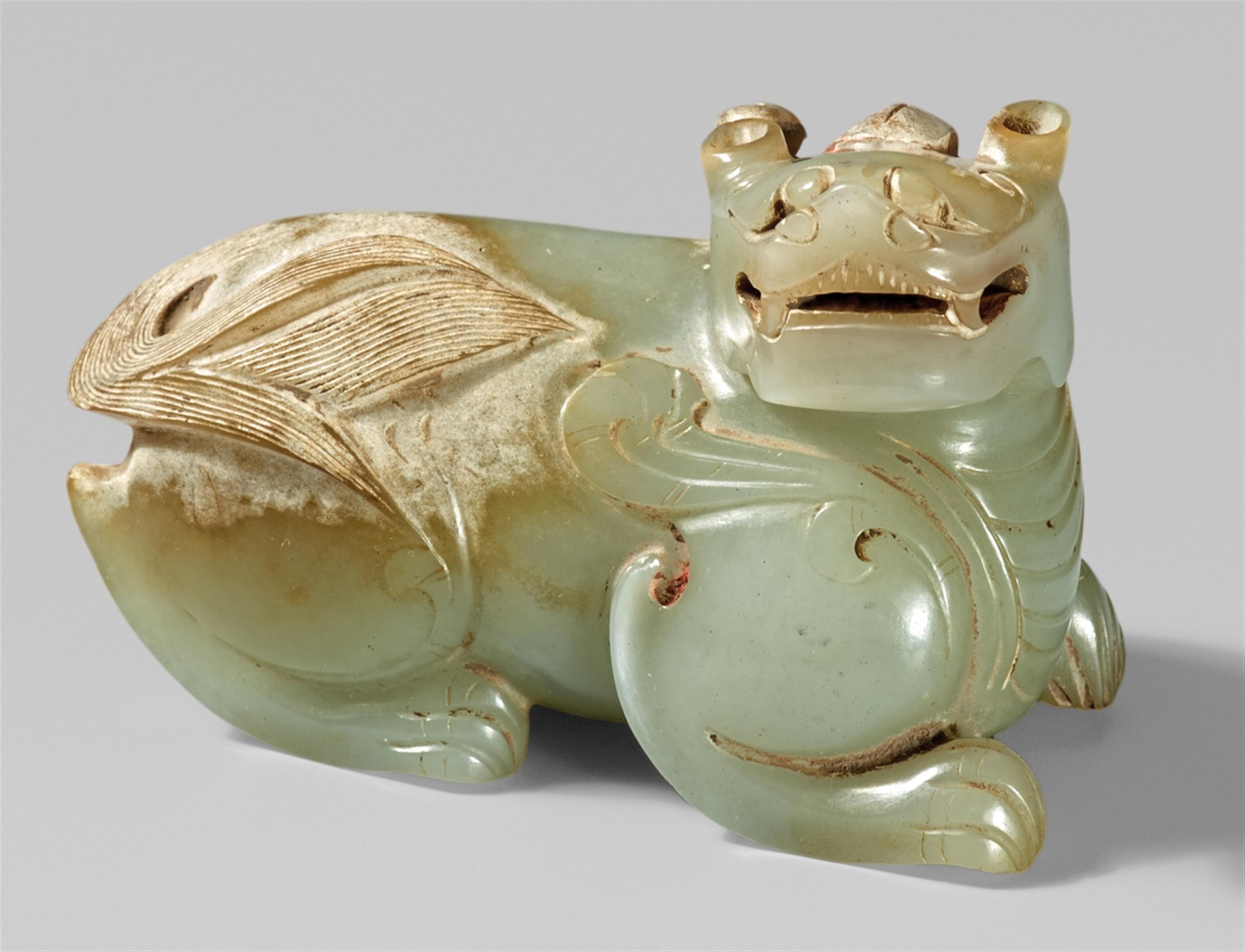 A jade bixie. Han dynasty style - image-1