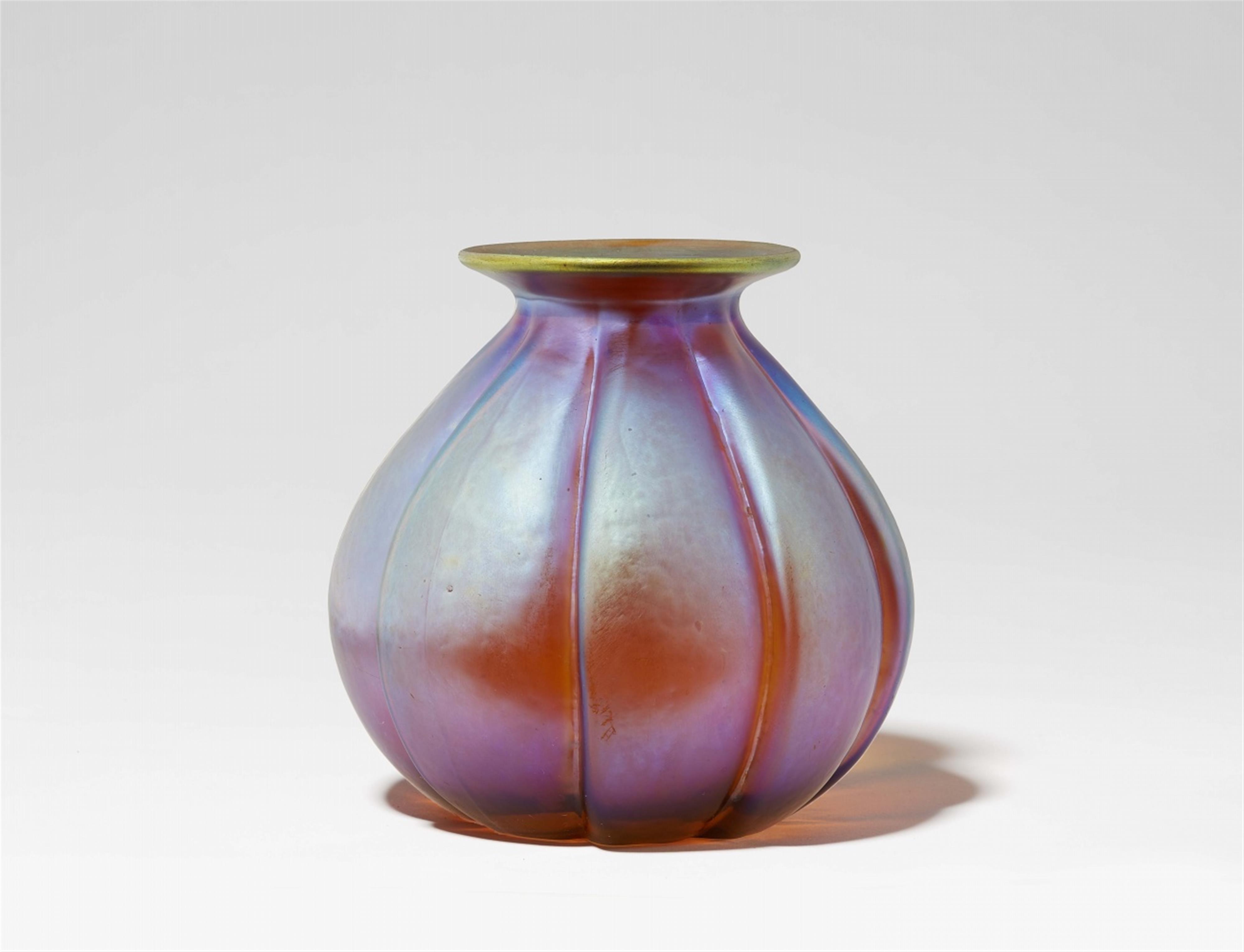 A WMF glass bud shaped vase - image-1