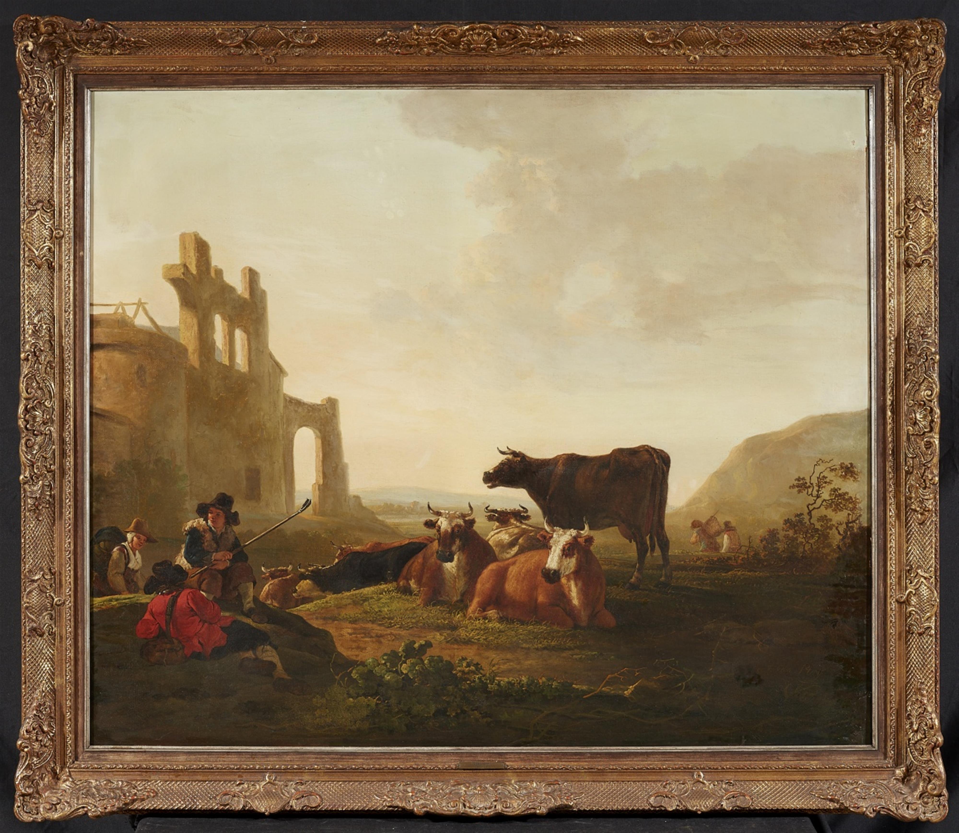 Jacob van Stry - Landschaft mit Kühen - image-2