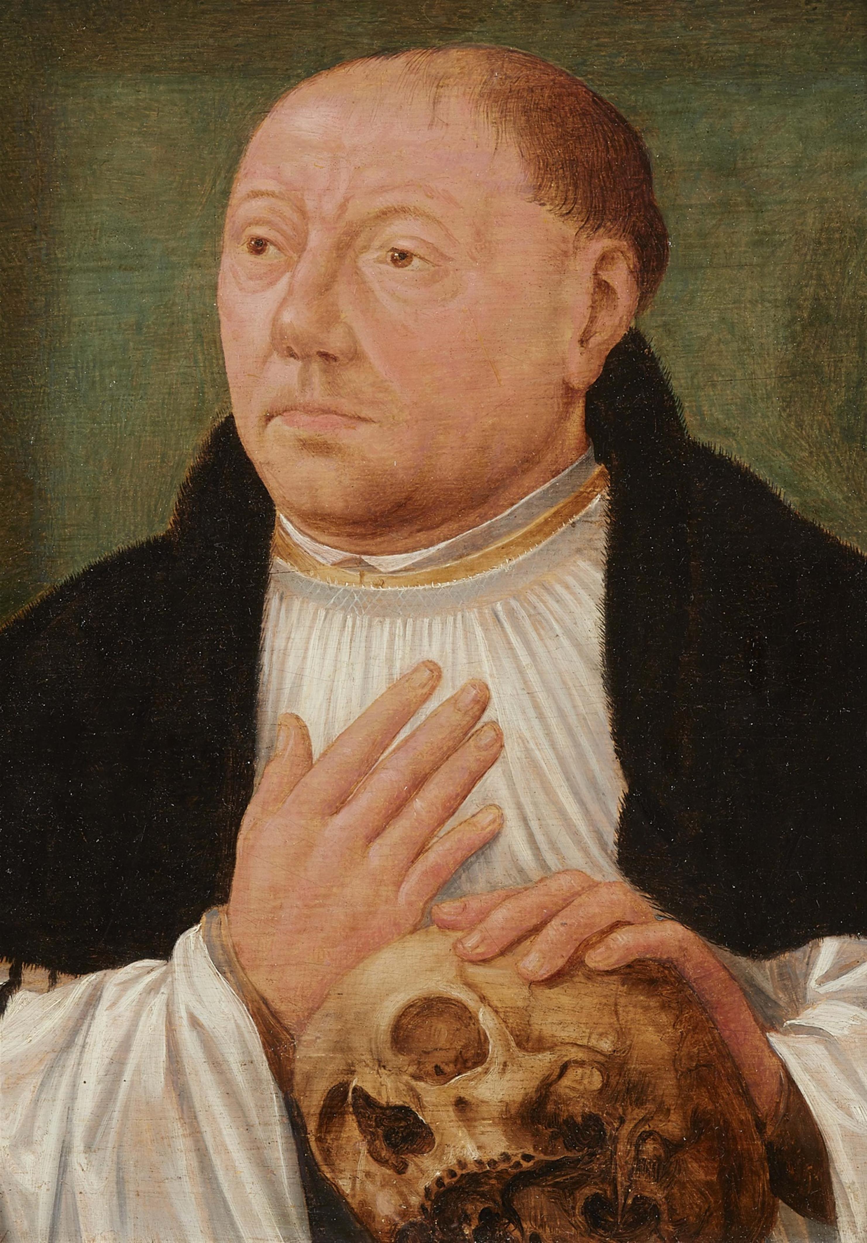 Deutscher Meister des 16. Jahrhunderts - Bildnis eines Geistlichen - image-1