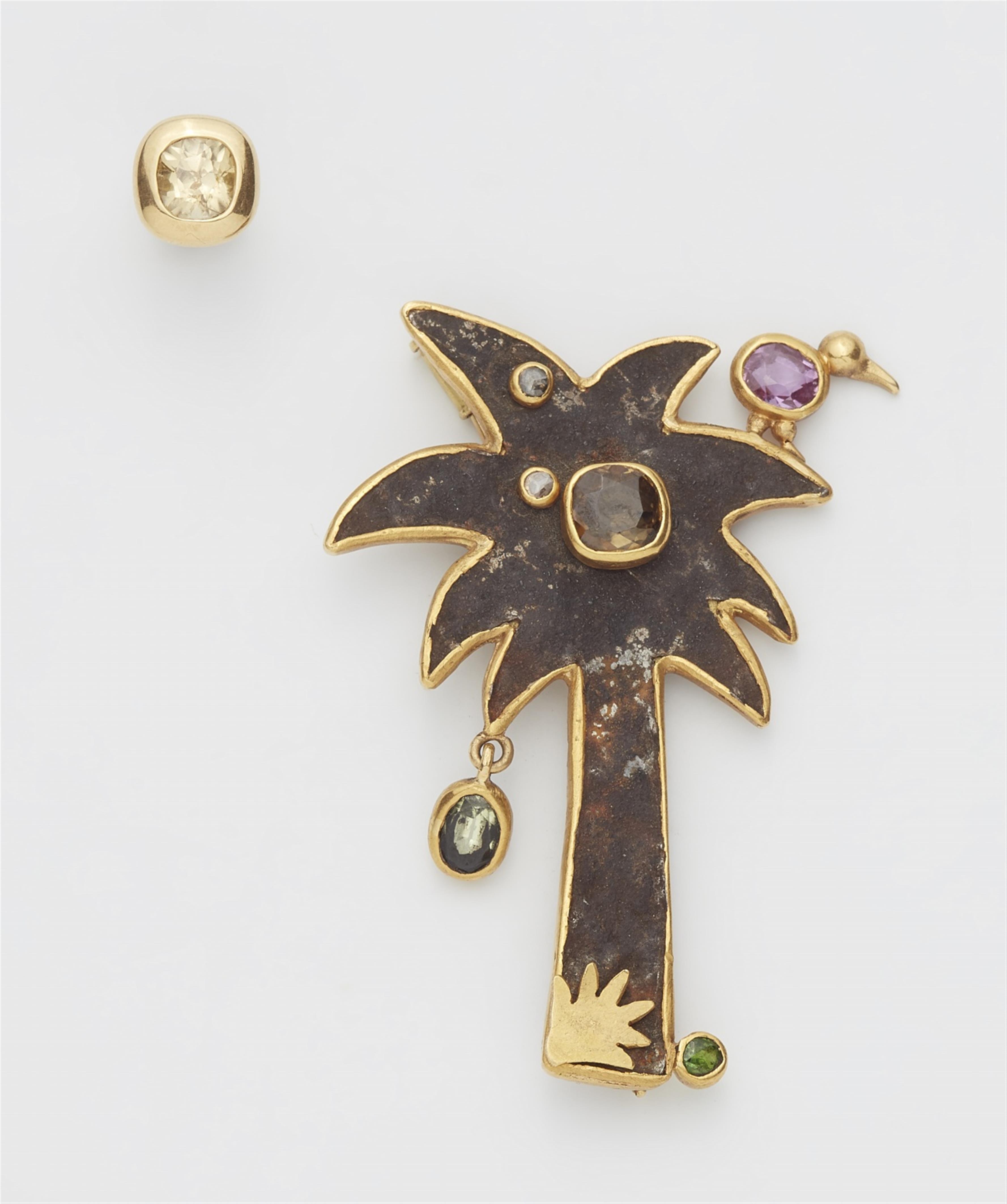 A brooch and pin "Marokkanische Mondnacht" - image-1