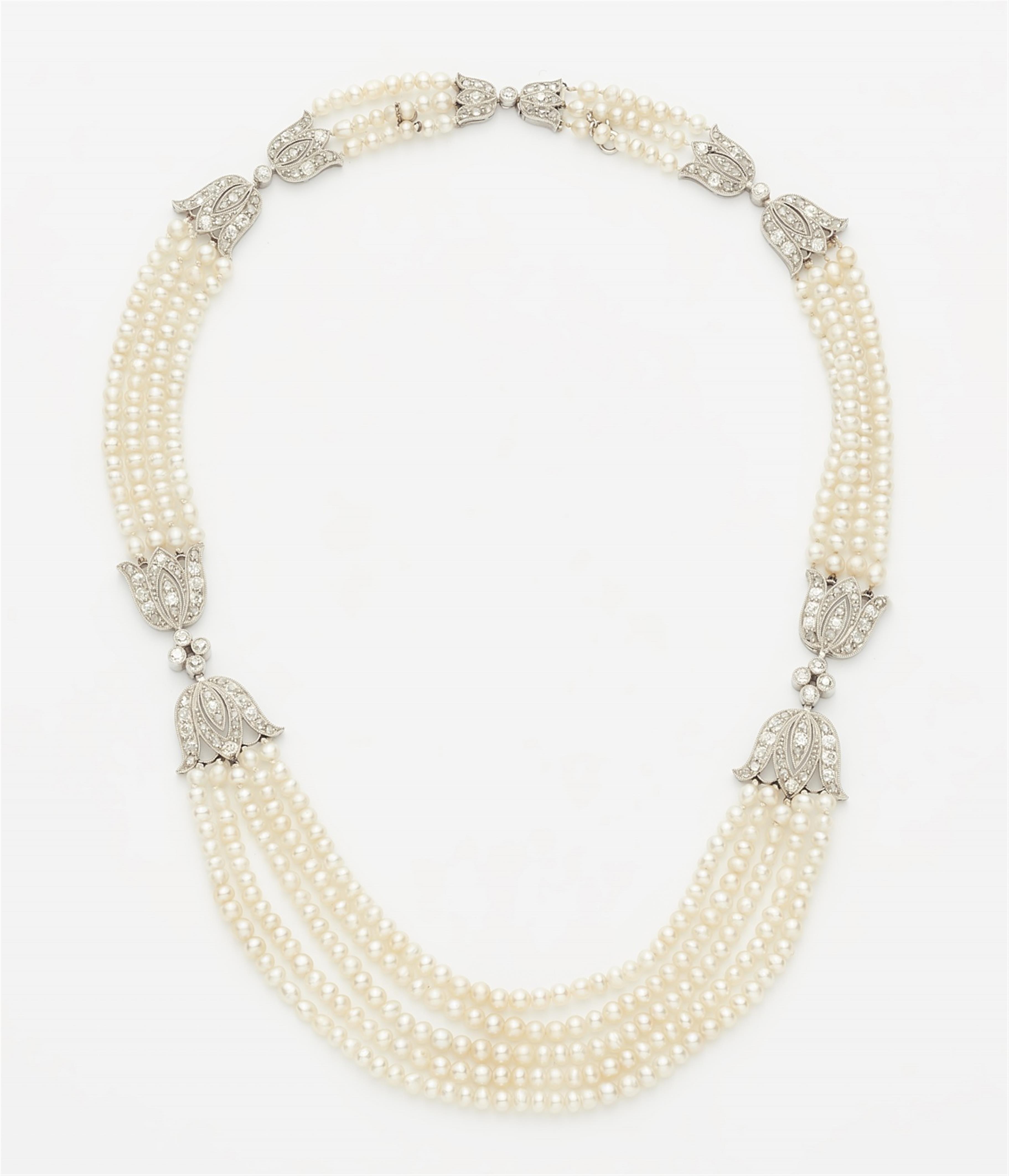 A Belle Epoque pearl necklace - image-1