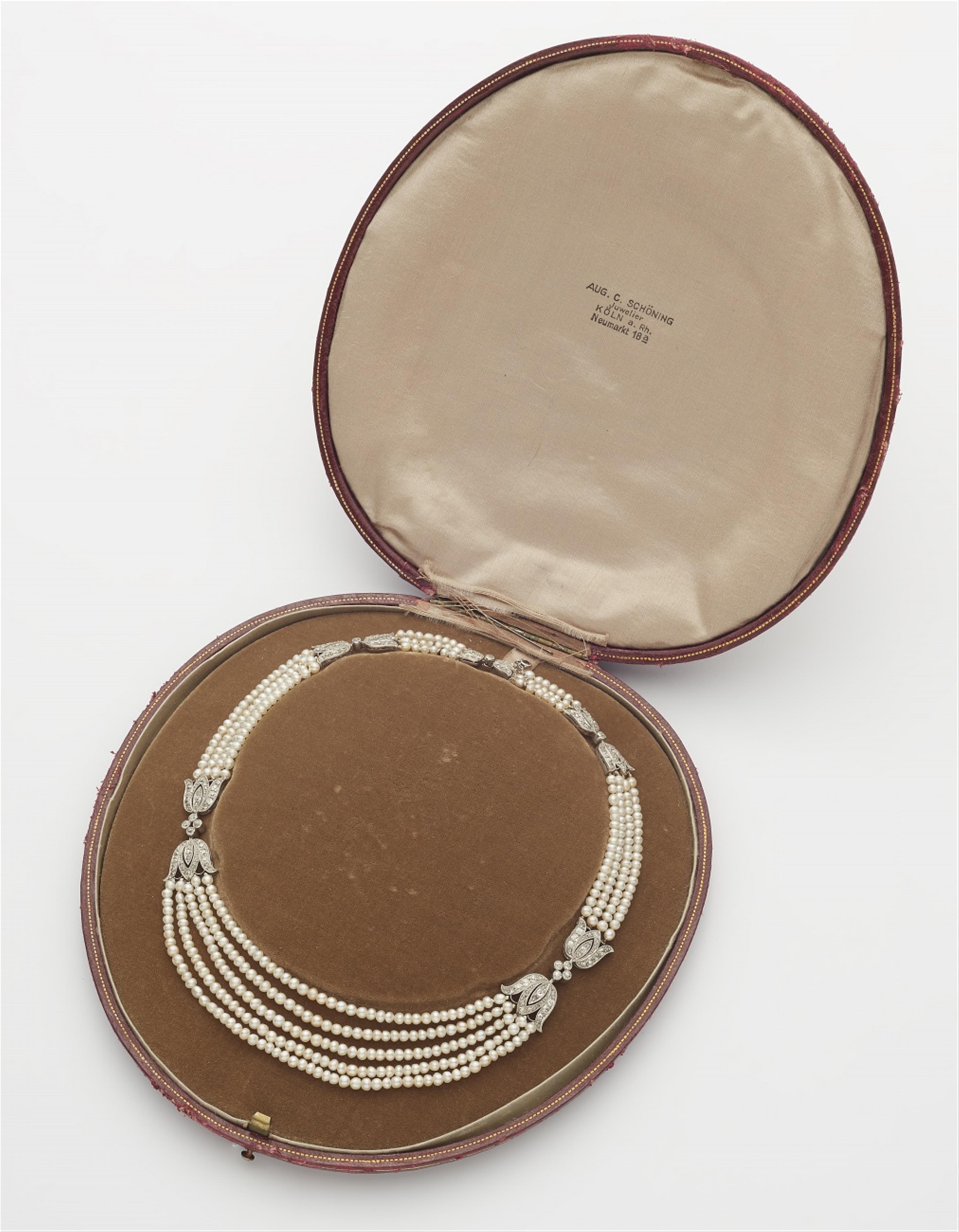 A Belle Epoque pearl necklace - image-3
