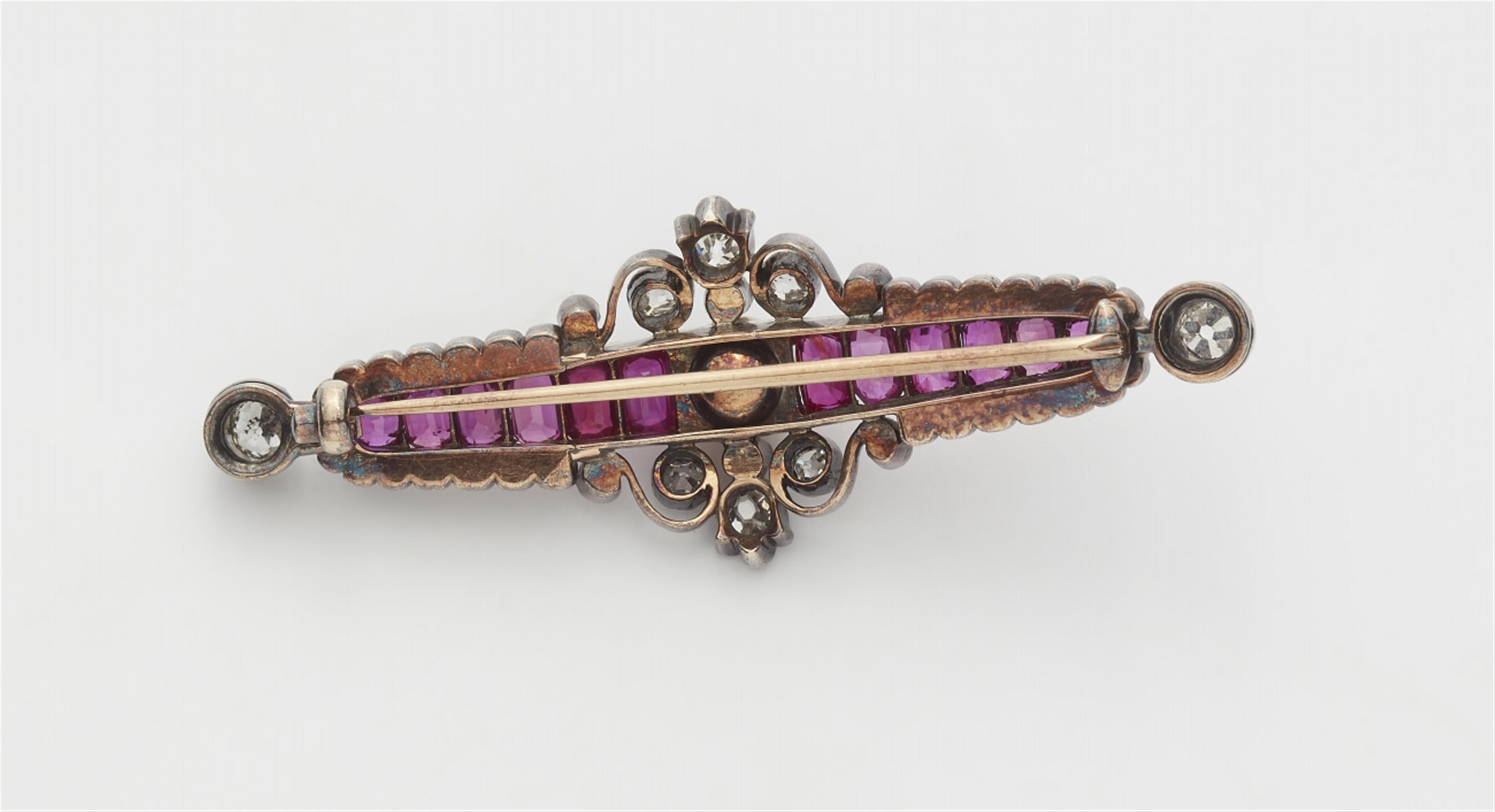 A Belle Epoque ruby brooch - image-2
