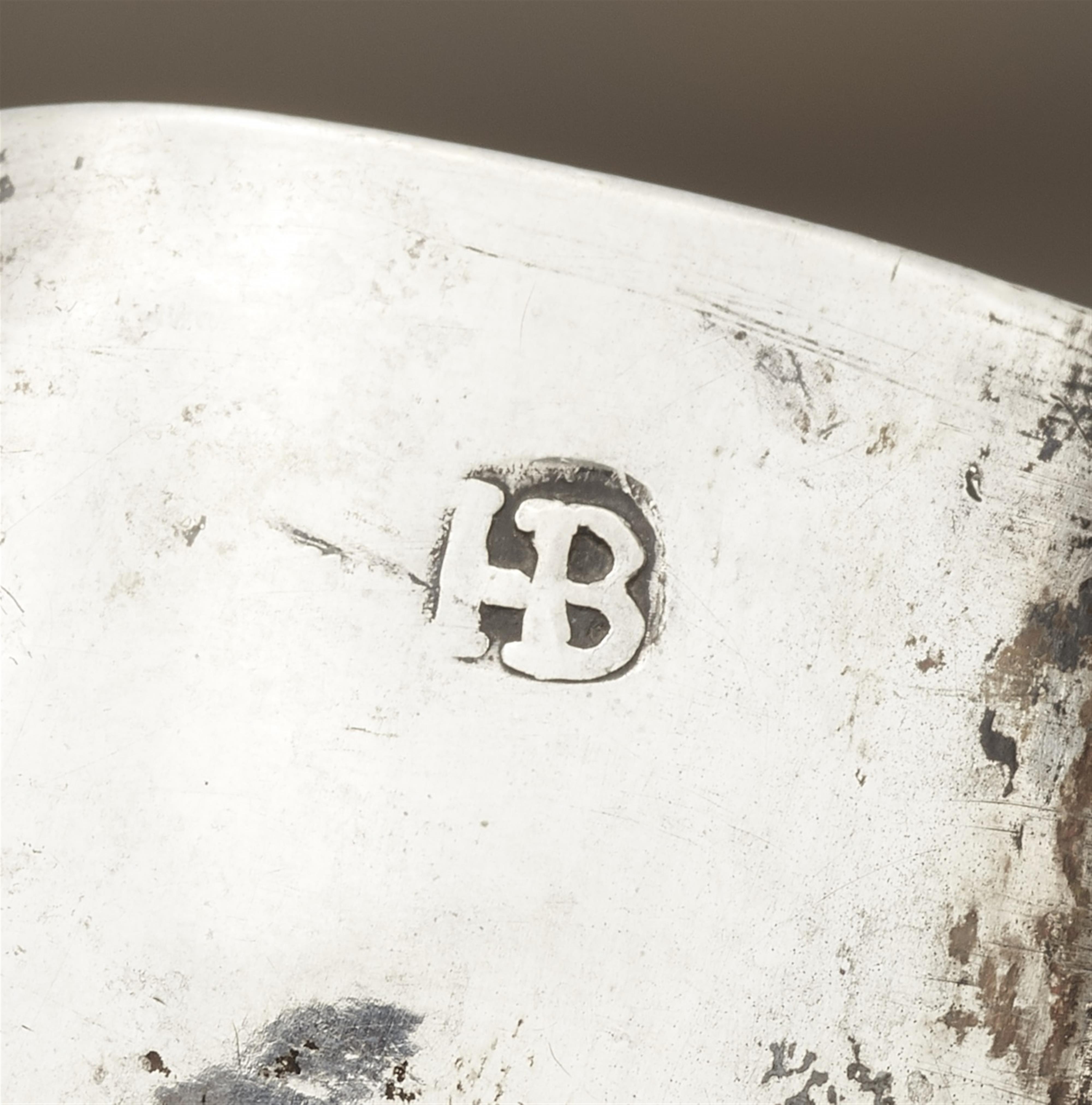 An Augsburg parcel gilt silver brandy bowl - image-2