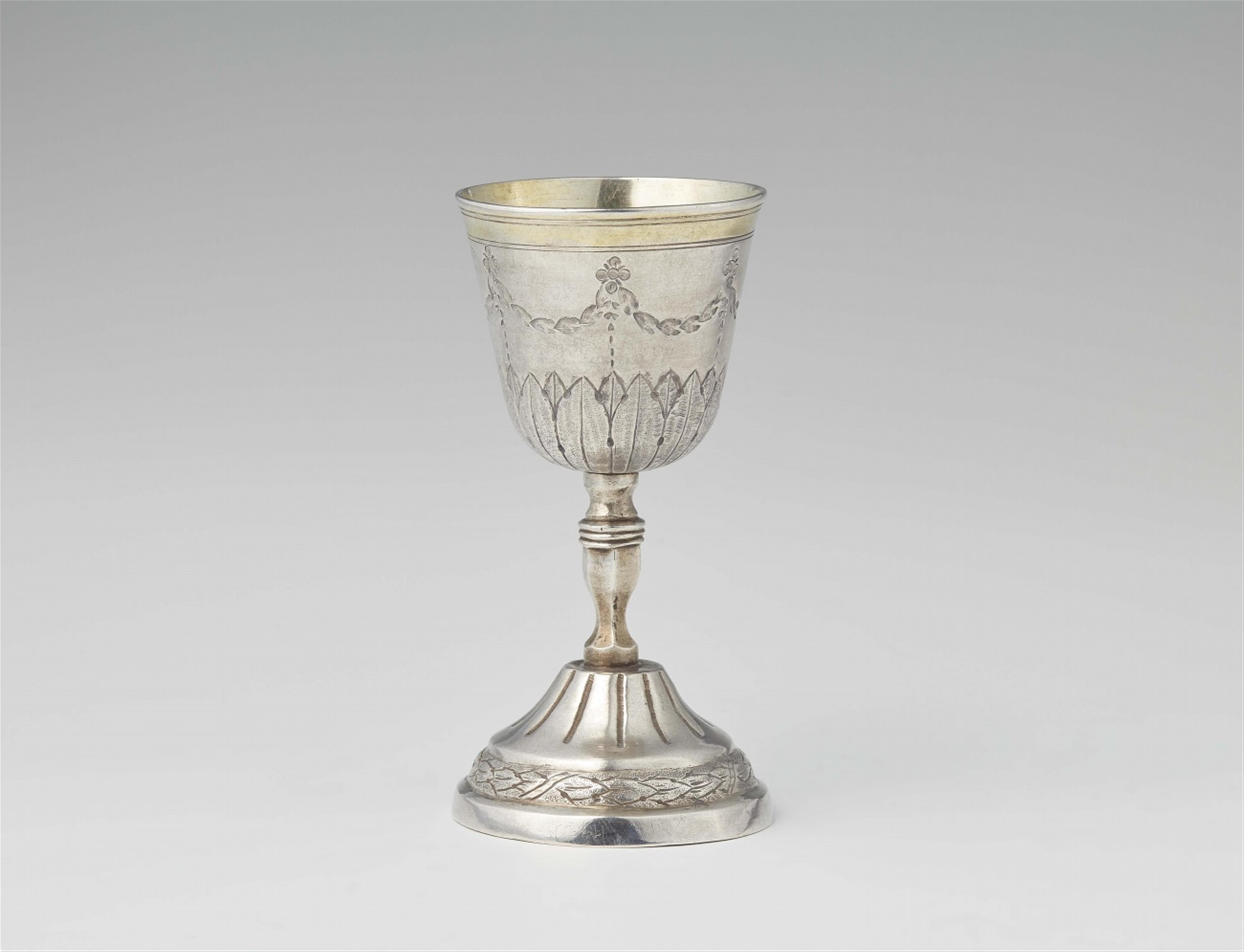 A small Berlin parcel gilt silver chalice - image-1