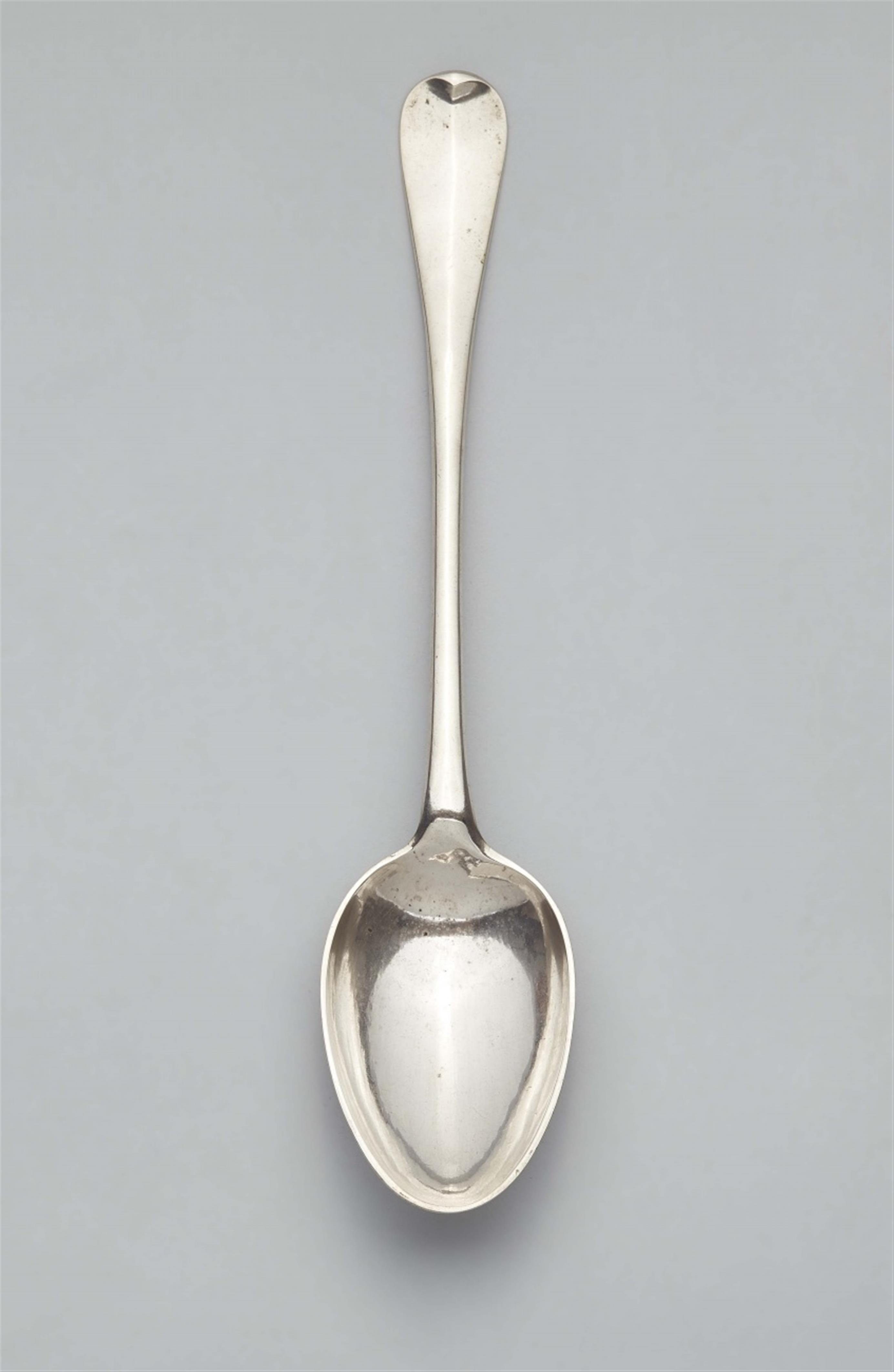 A Berlin silver dumpling spoon - image-1