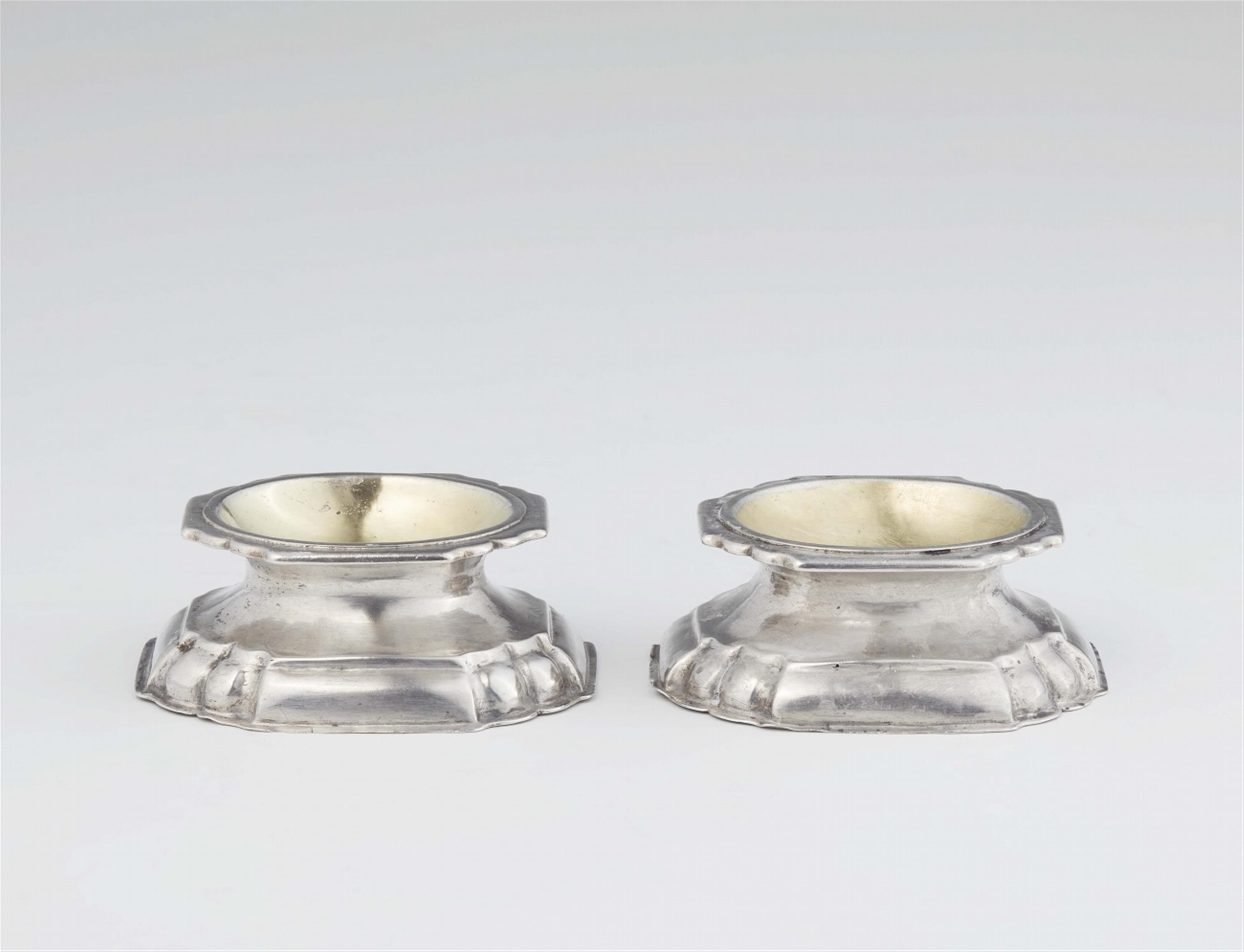 A rare pair of Meiningen silver salts - image-1