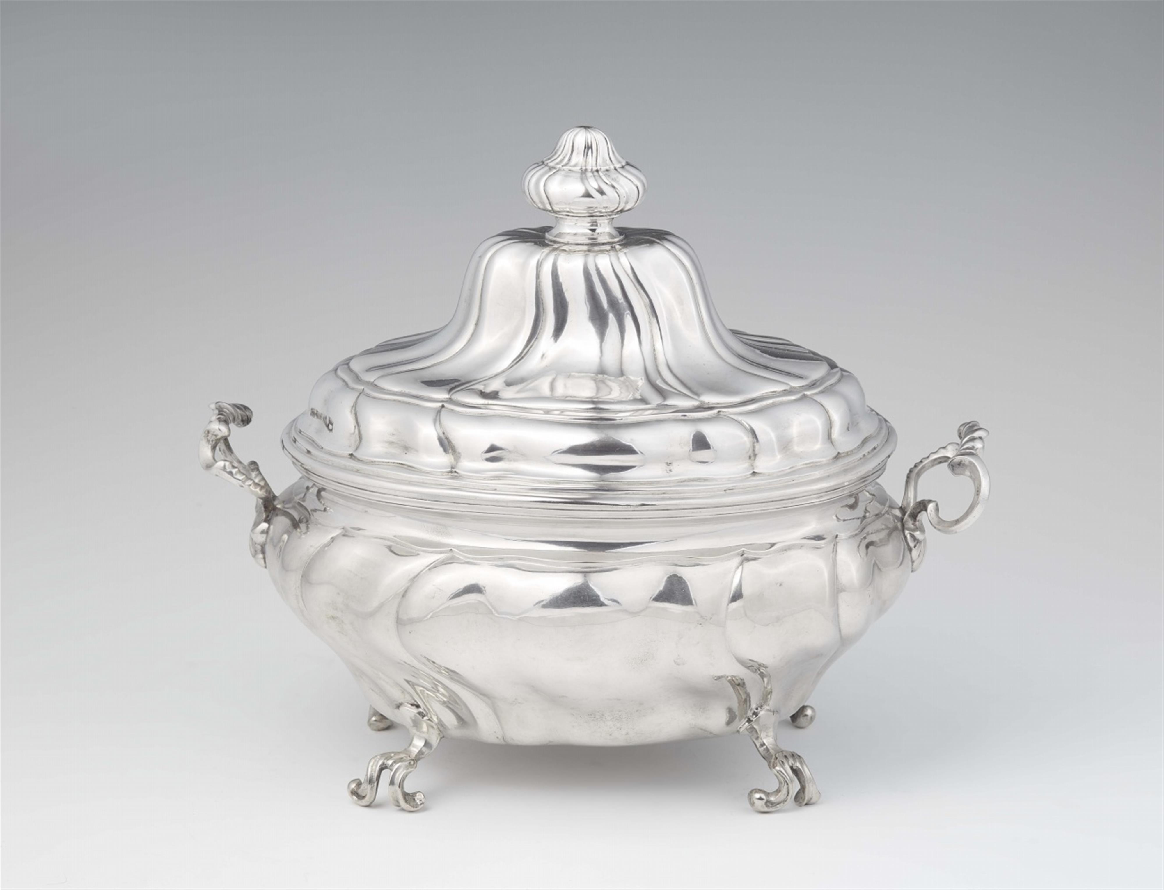 A Bautzen silver tureen and cover - image-1