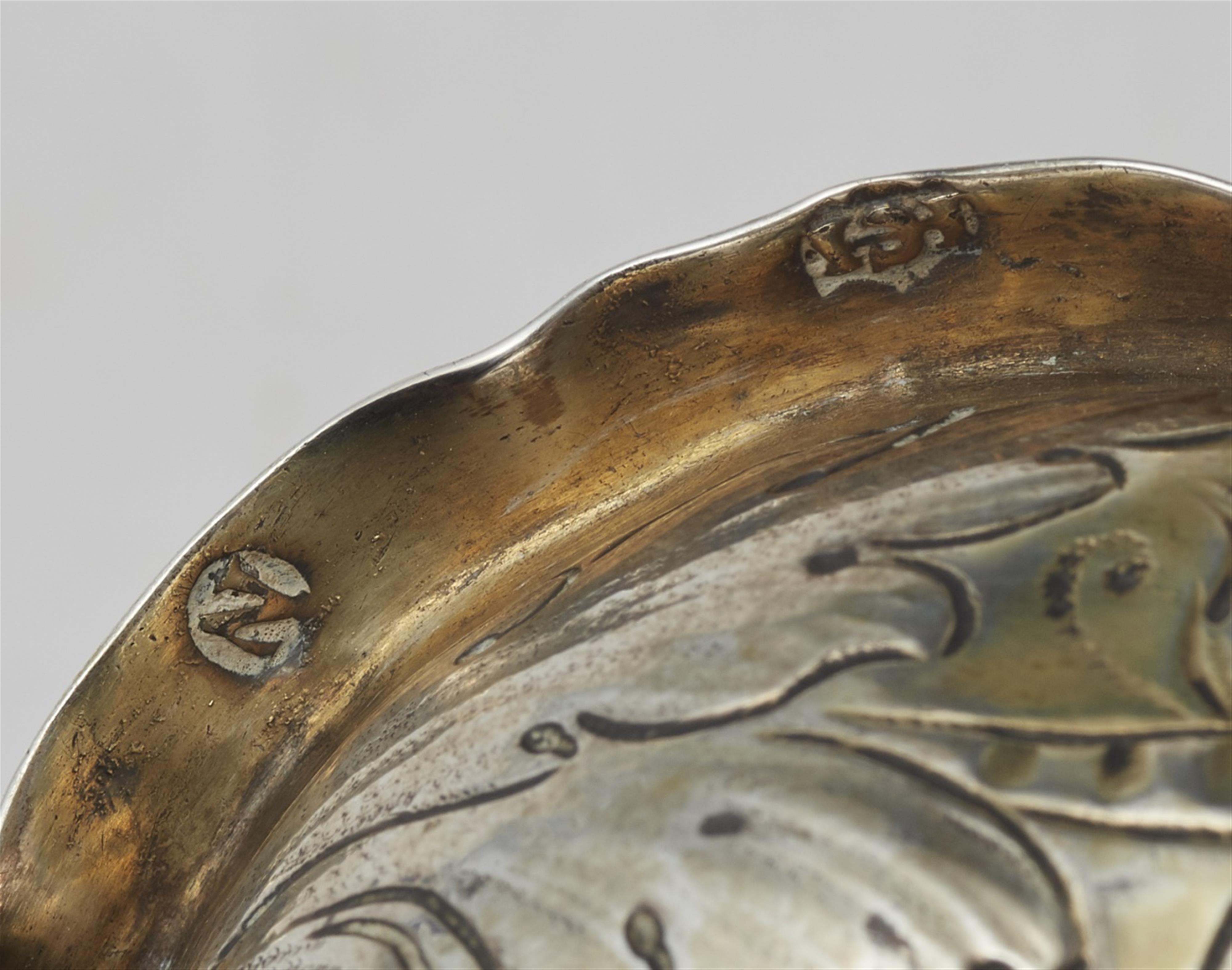 A Nuremberg Baroque silver gilt salt - image-2