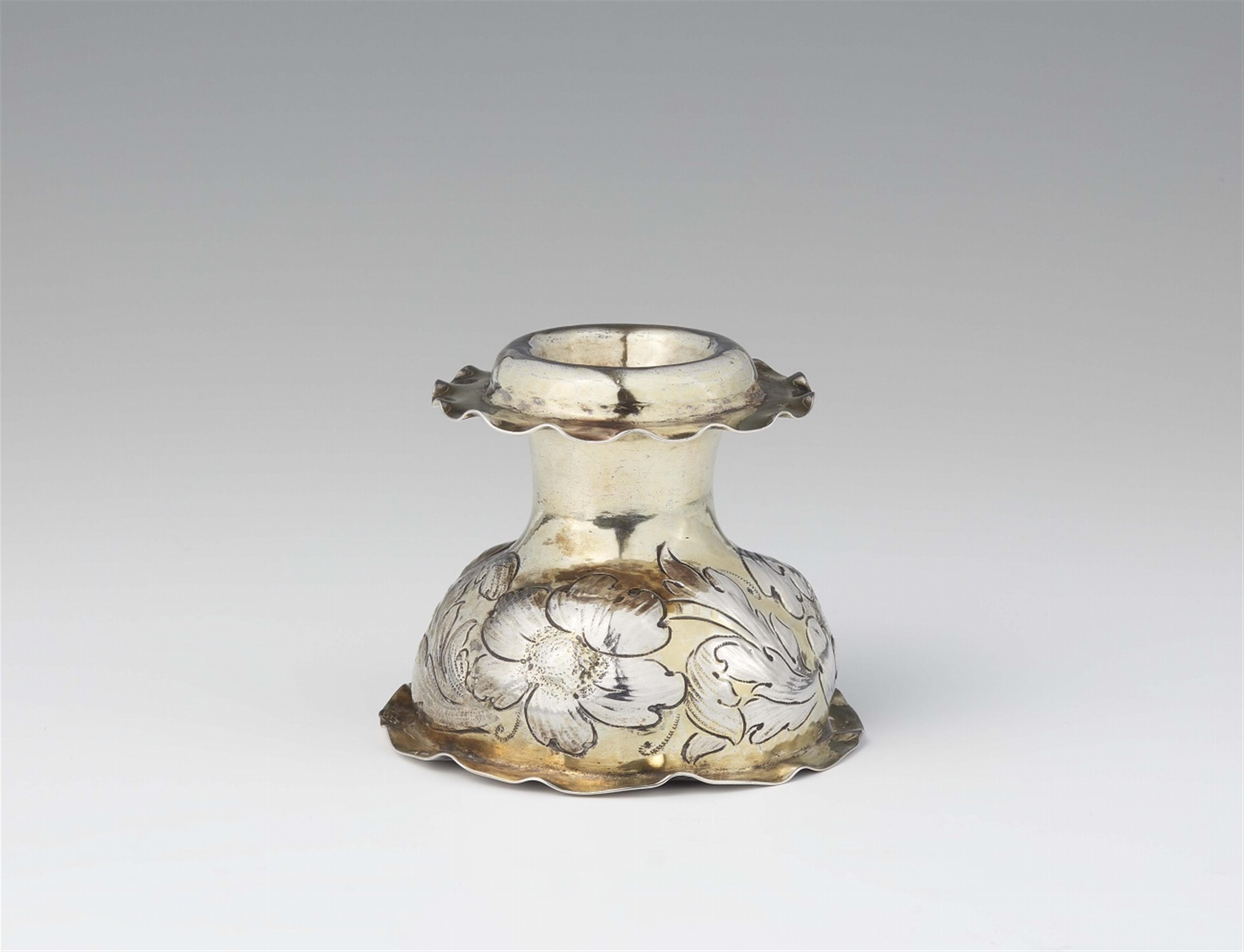 A Nuremberg Baroque silver gilt salt - image-1