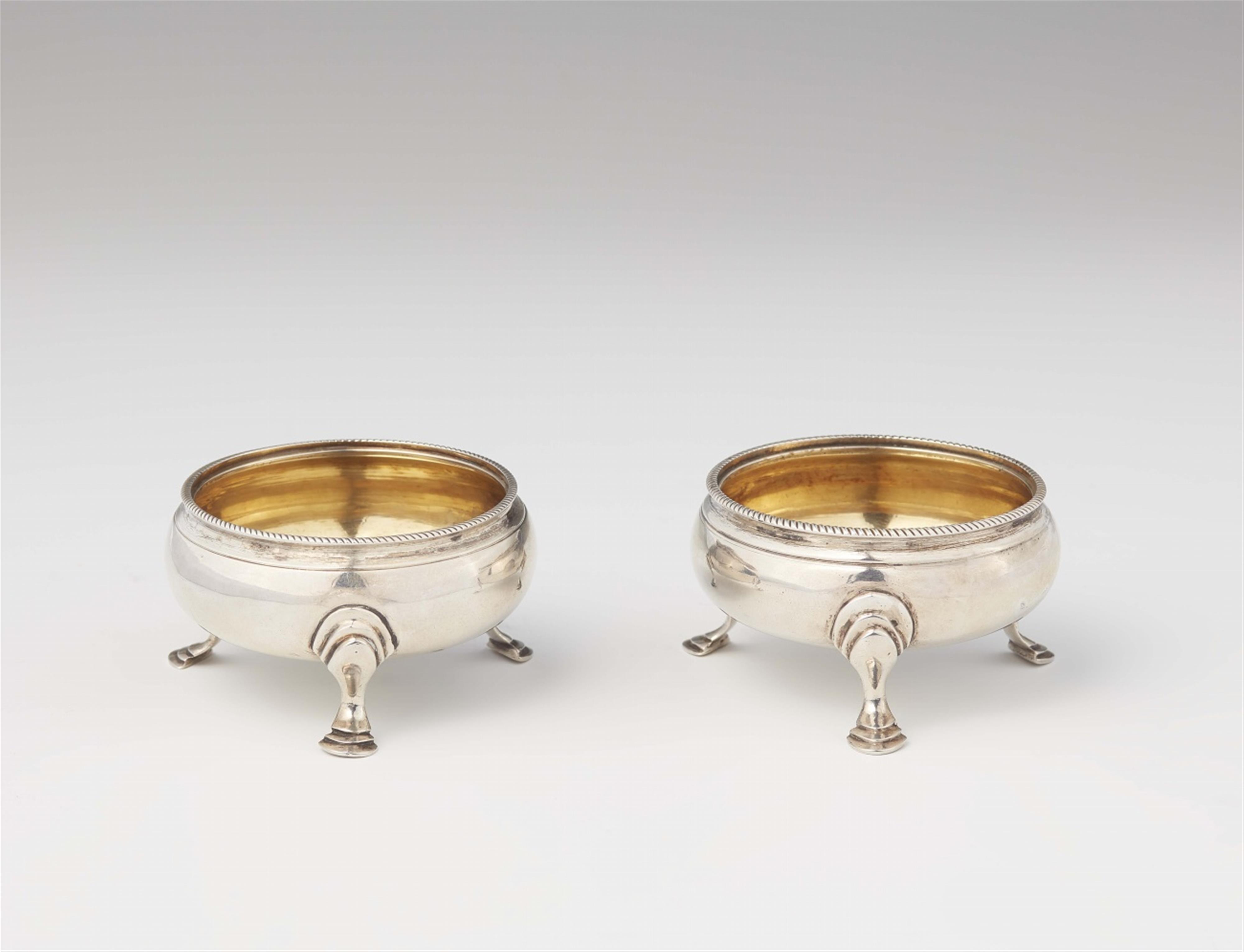 A pair of George III silver salts - image-1