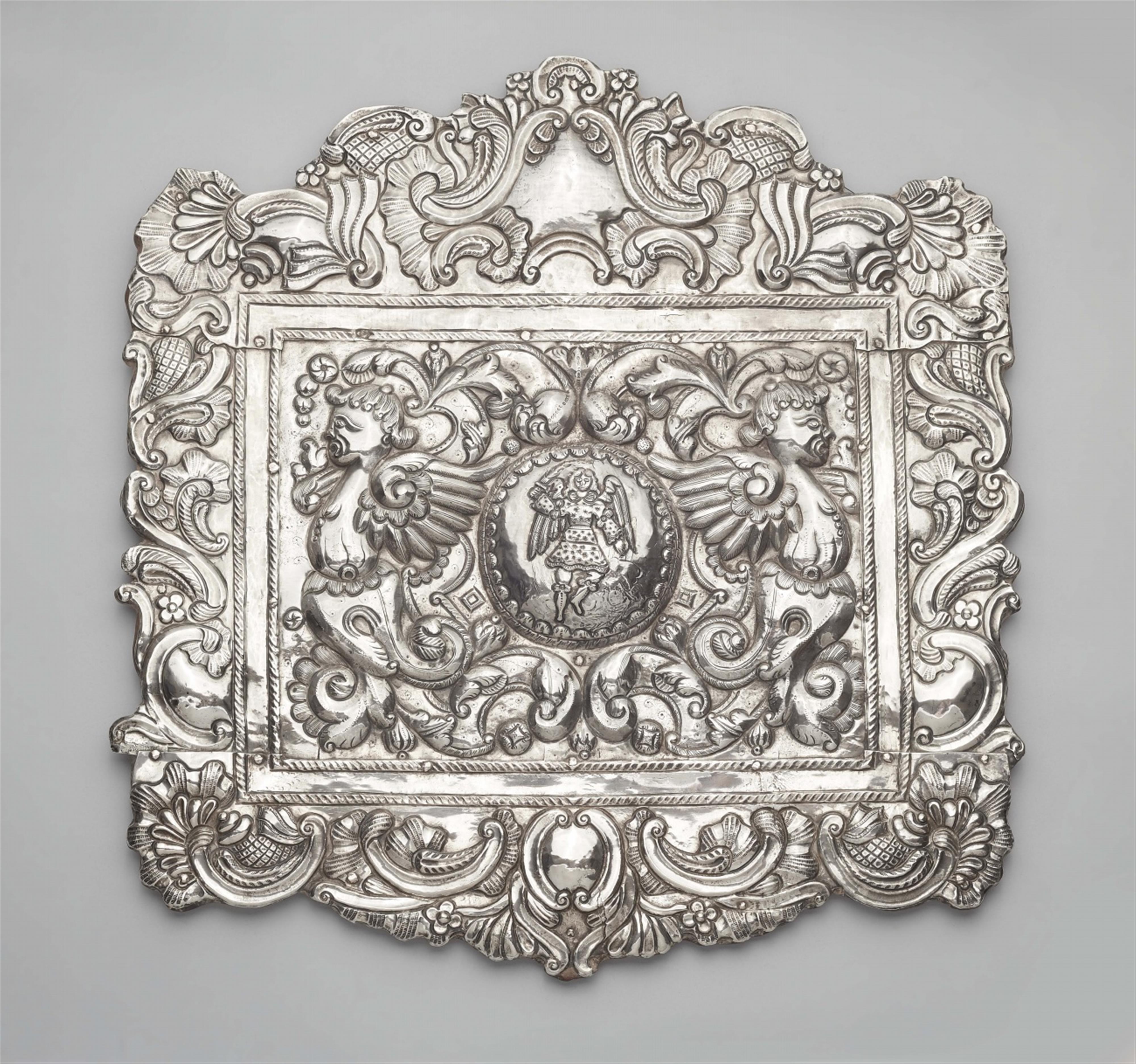 A Peruvian silver decorative plaque - image-1