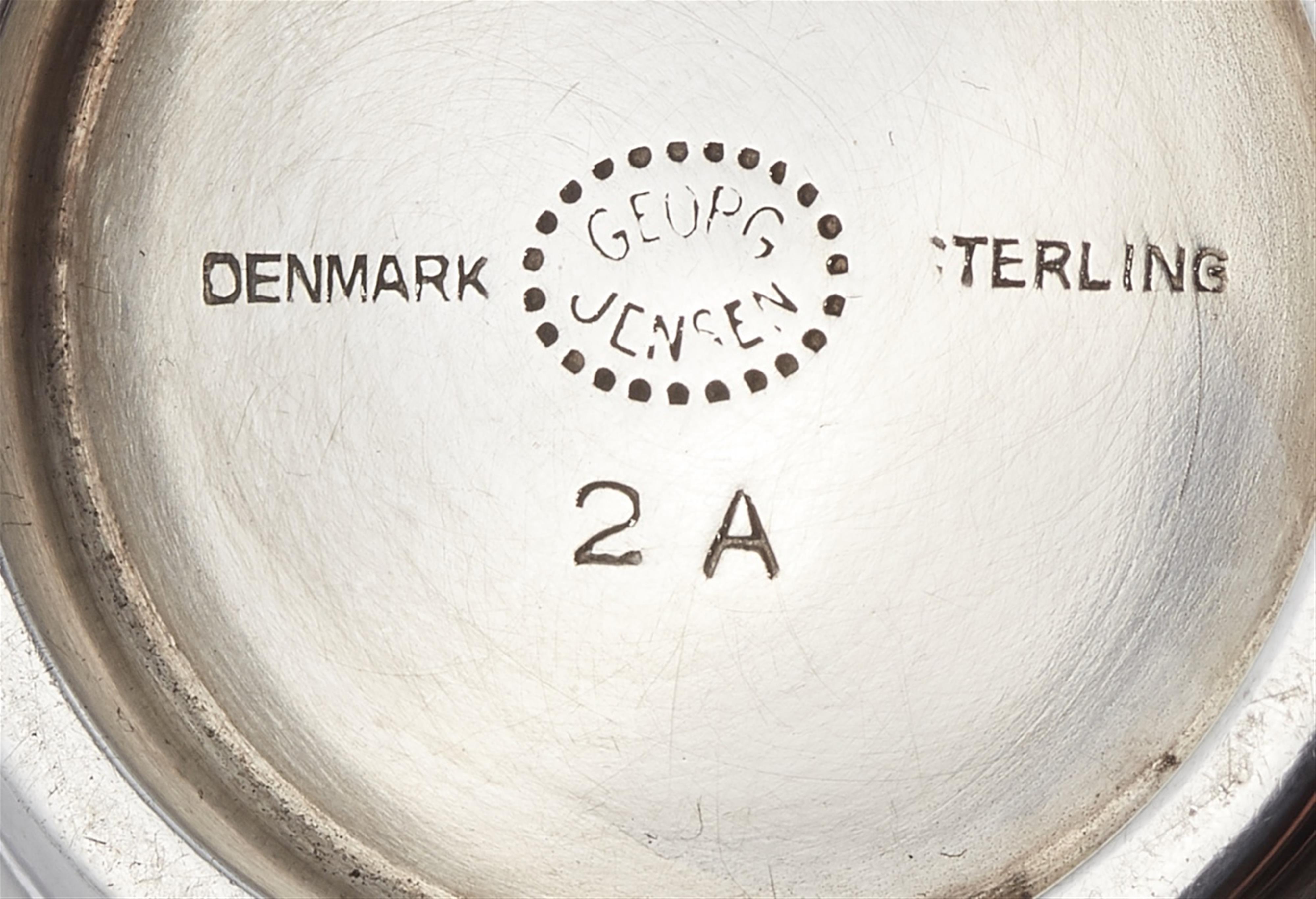 A small Copenhagen silver cruet set, no. 2 - image-2