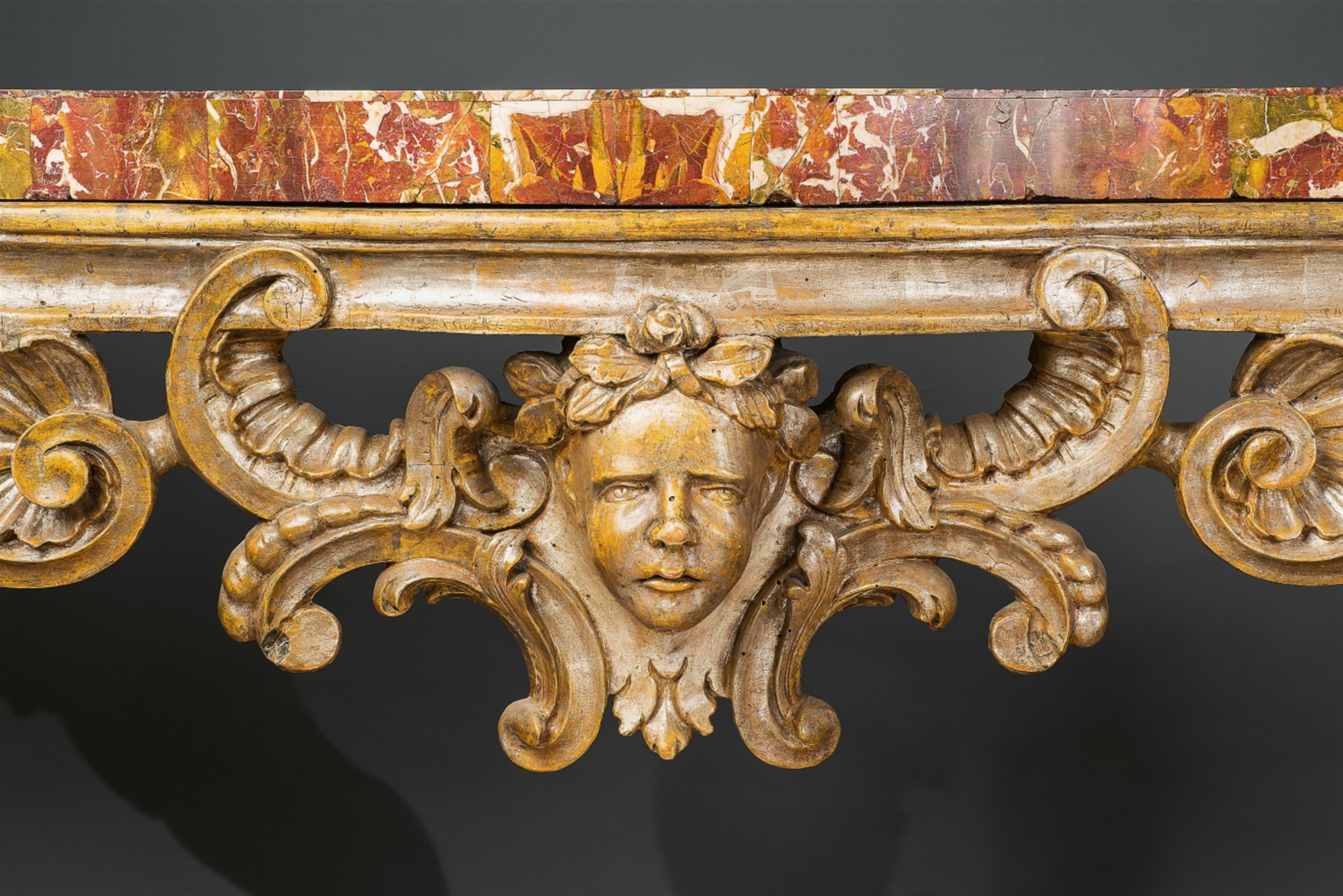 A Roman carved softwood console table - image-2