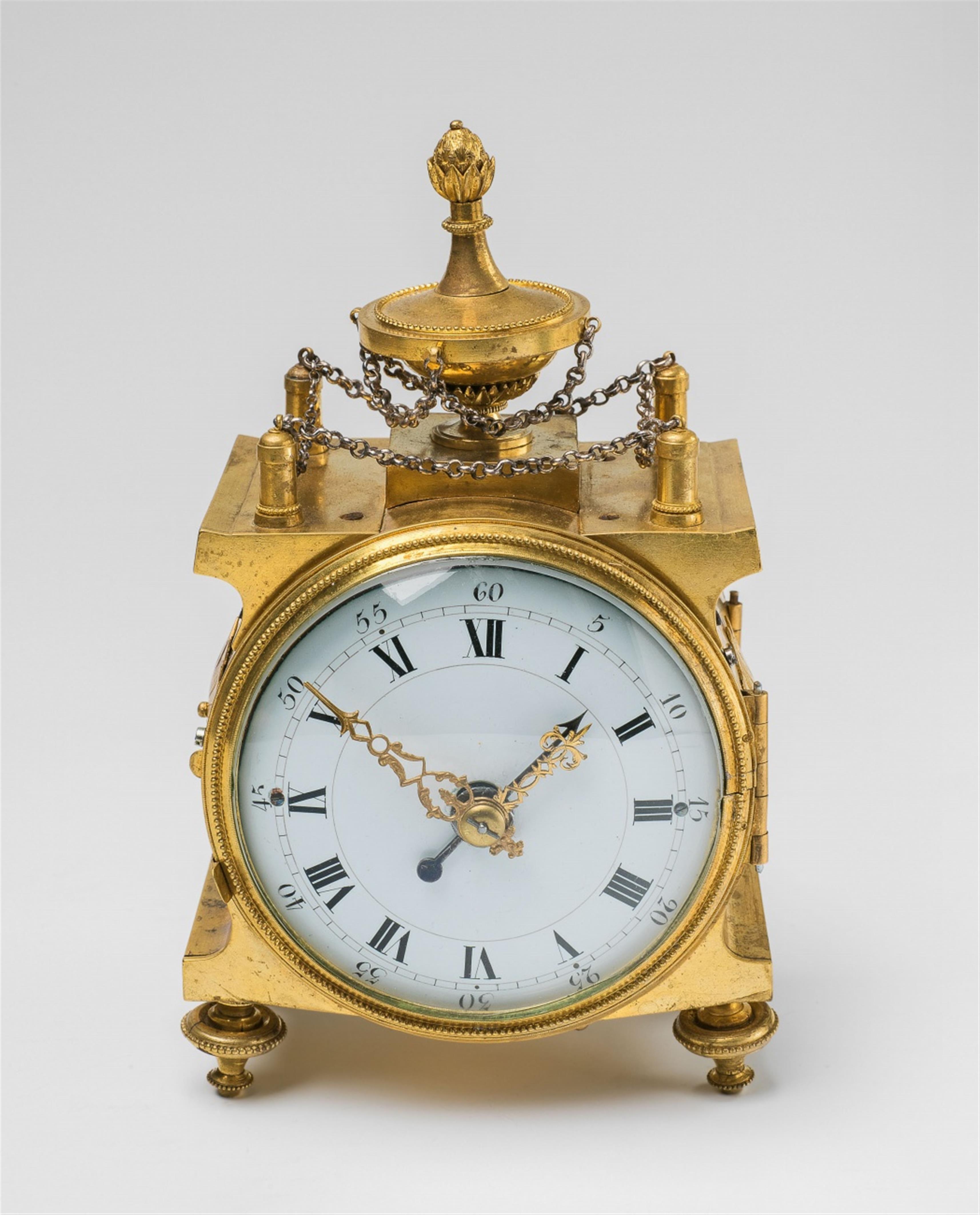 A Hesse ormolu officer's clock - image-1