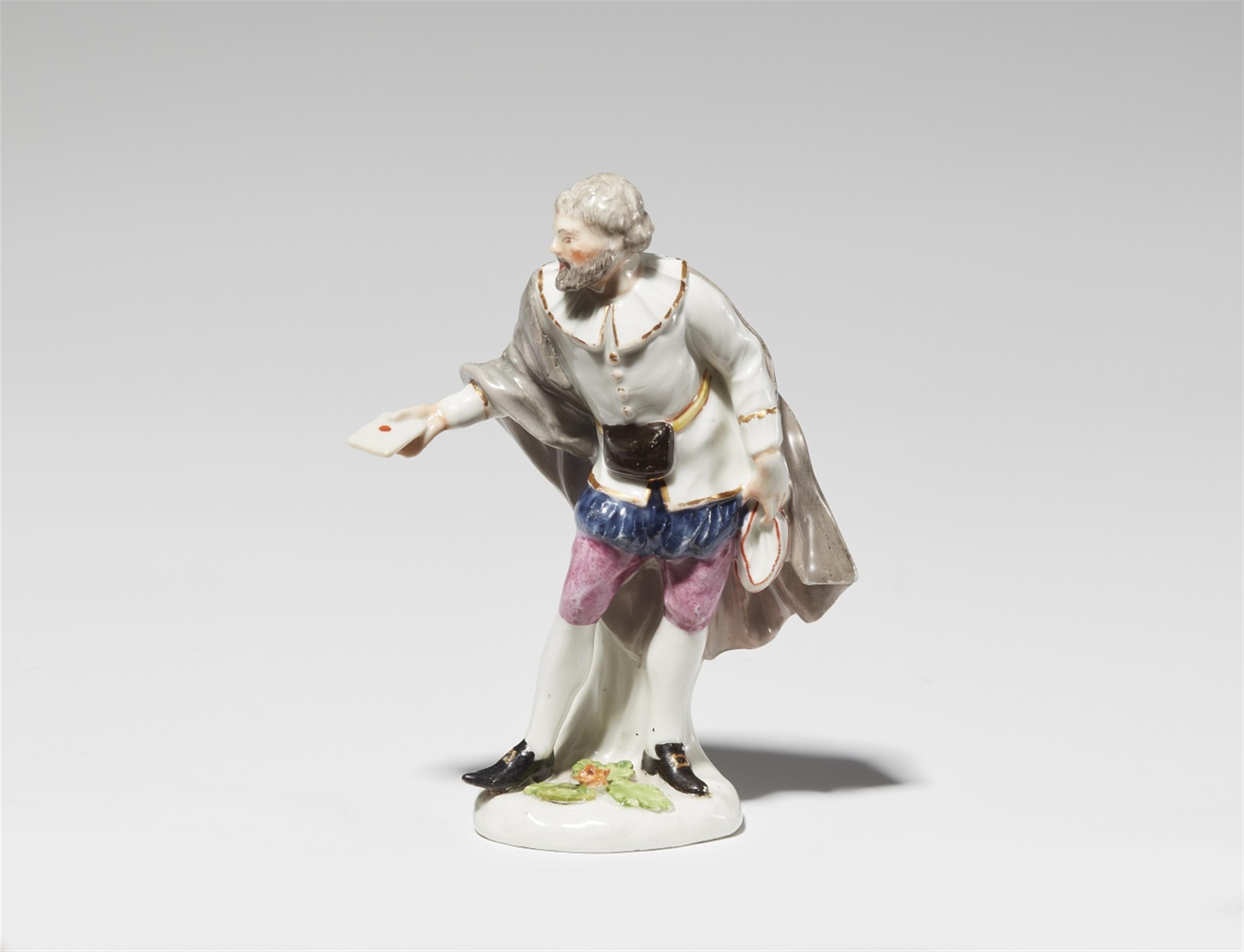 A Meissen porcelain figure of Beltrame - image-1