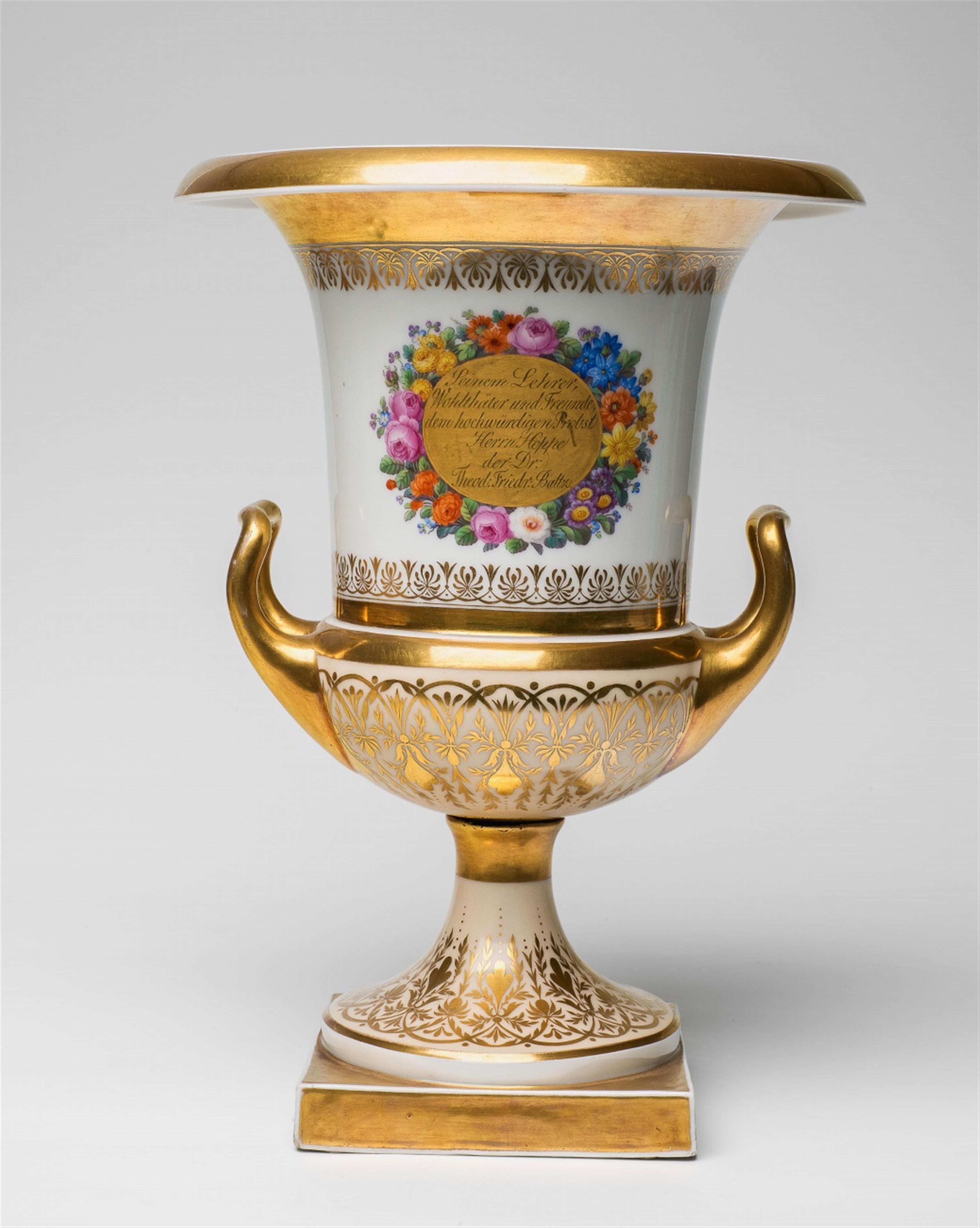 Redensche Vase mit Widmung an den Probst Hoppe - image-4