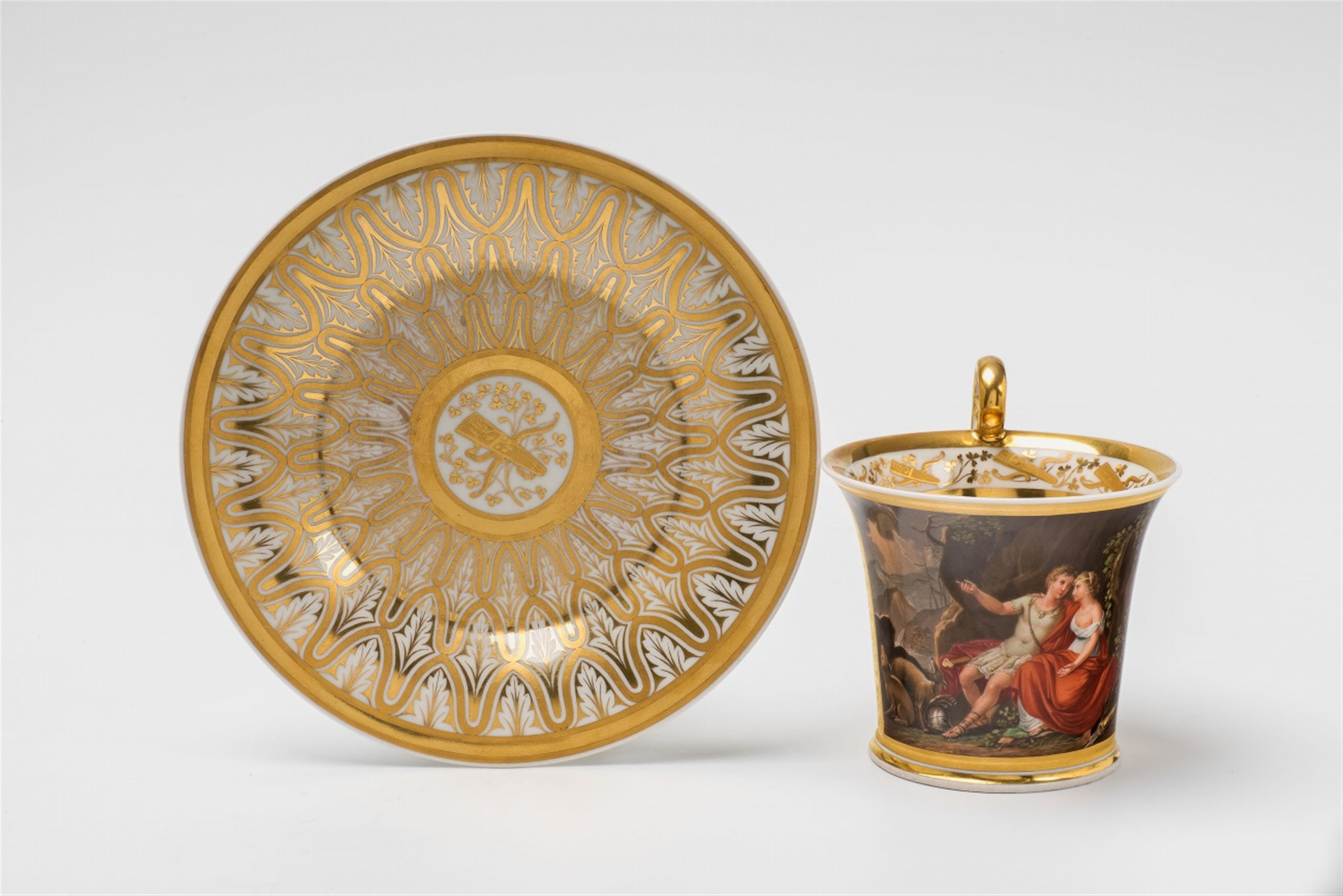 A Vienna porcelain cup with a motif after Angelika Kauffmann - image-2