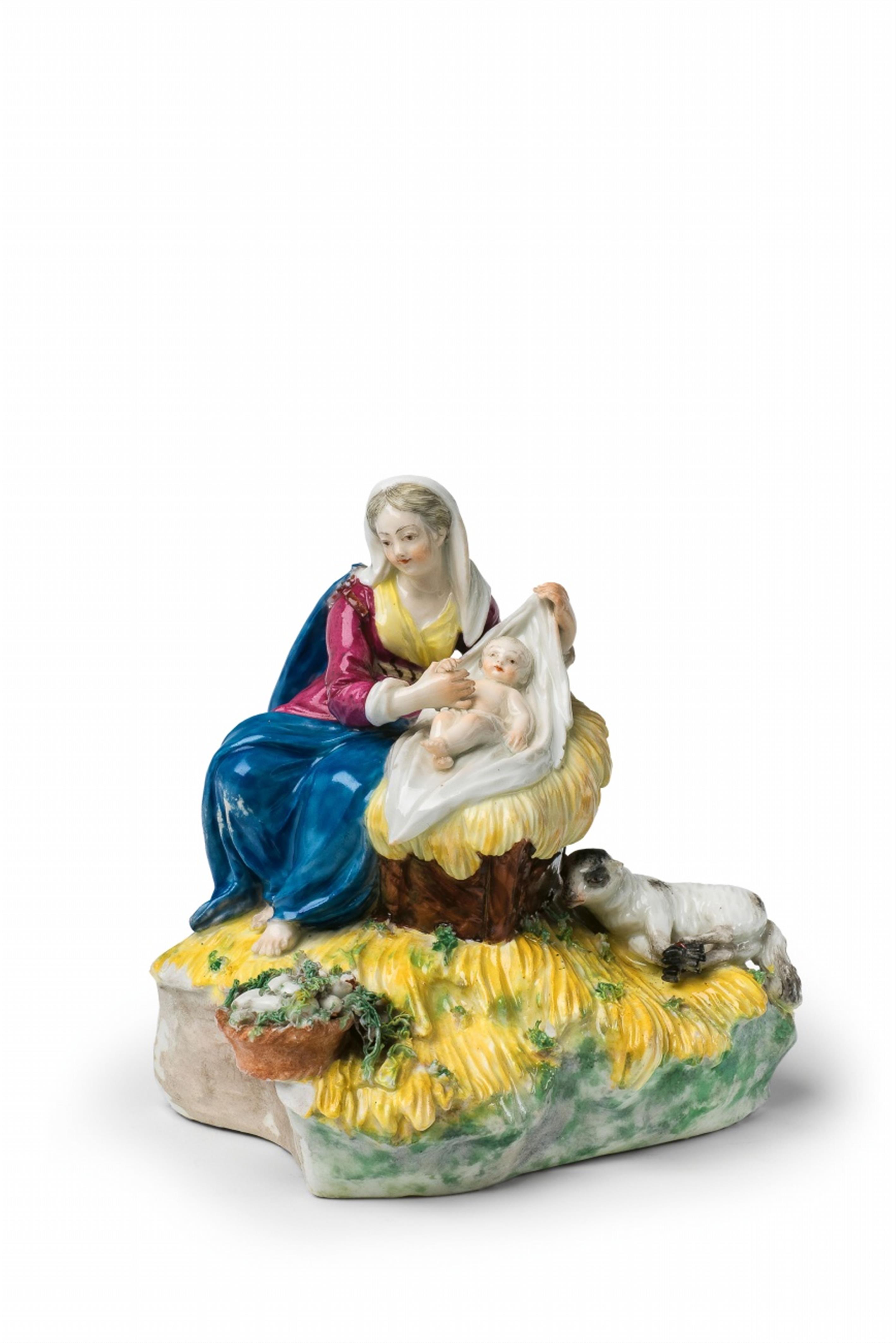 An important and probably unique Vienna porcelain nativity scene - image-3