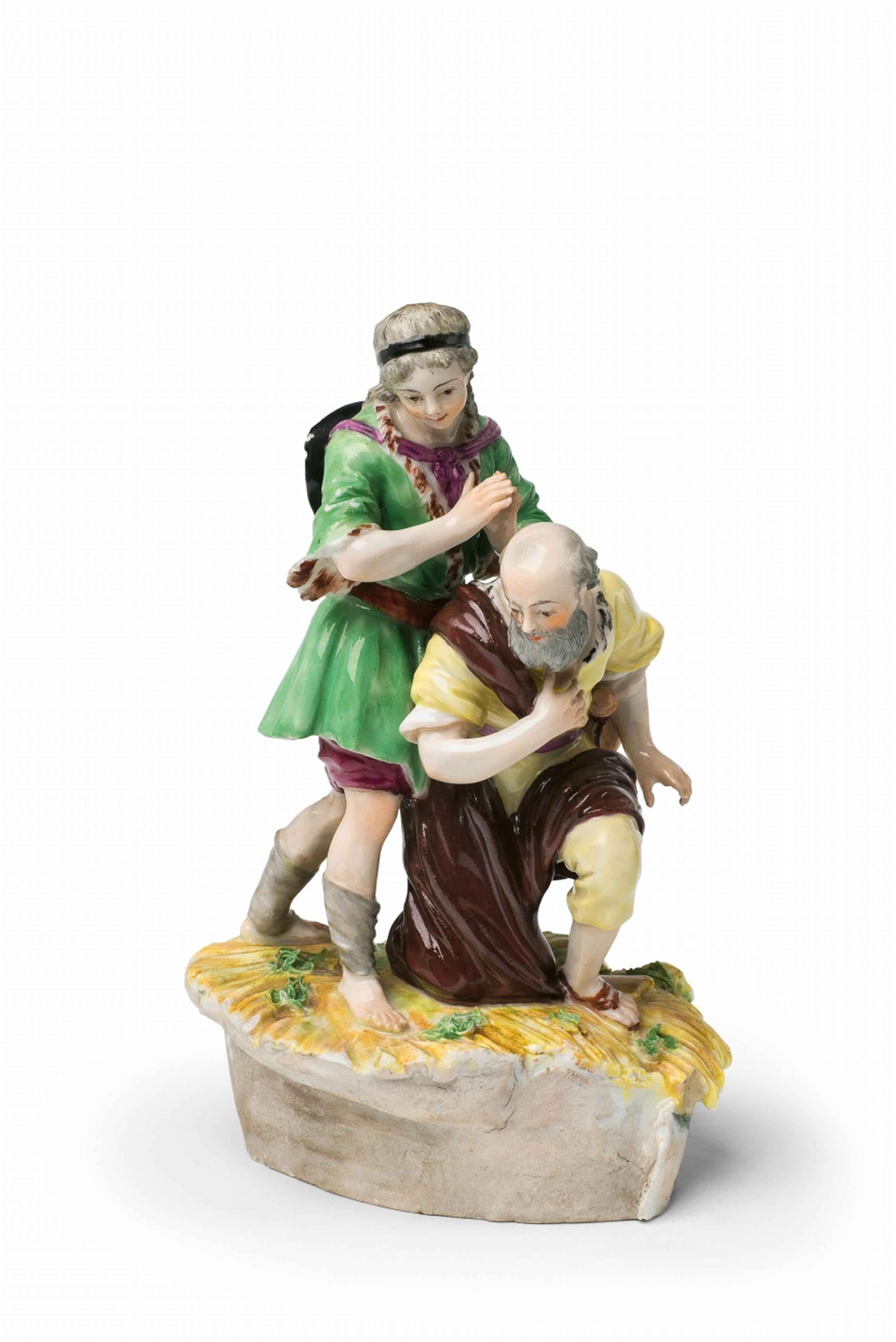 An important and probably unique Vienna porcelain nativity scene - image-4