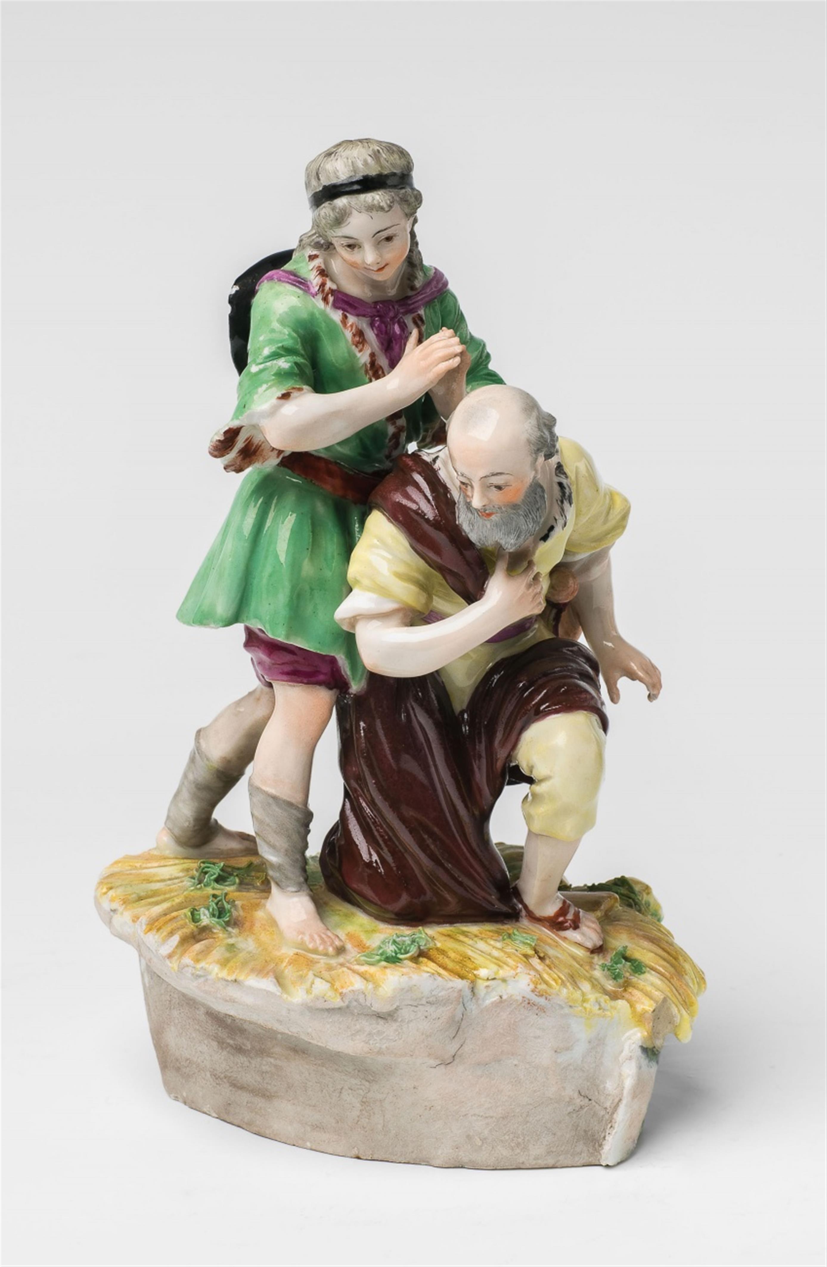 An important and probably unique Vienna porcelain nativity scene - image-12