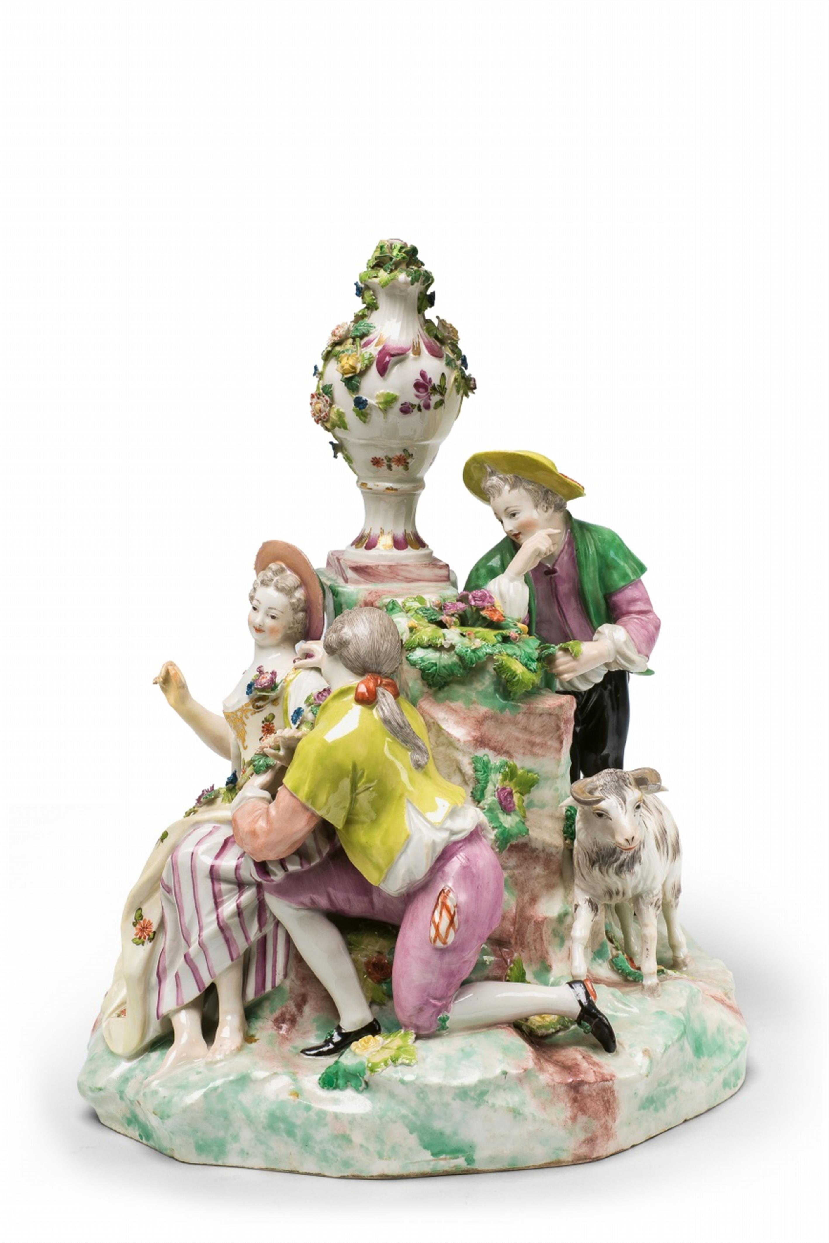 A Vienna porcelain shepherd group - image-3