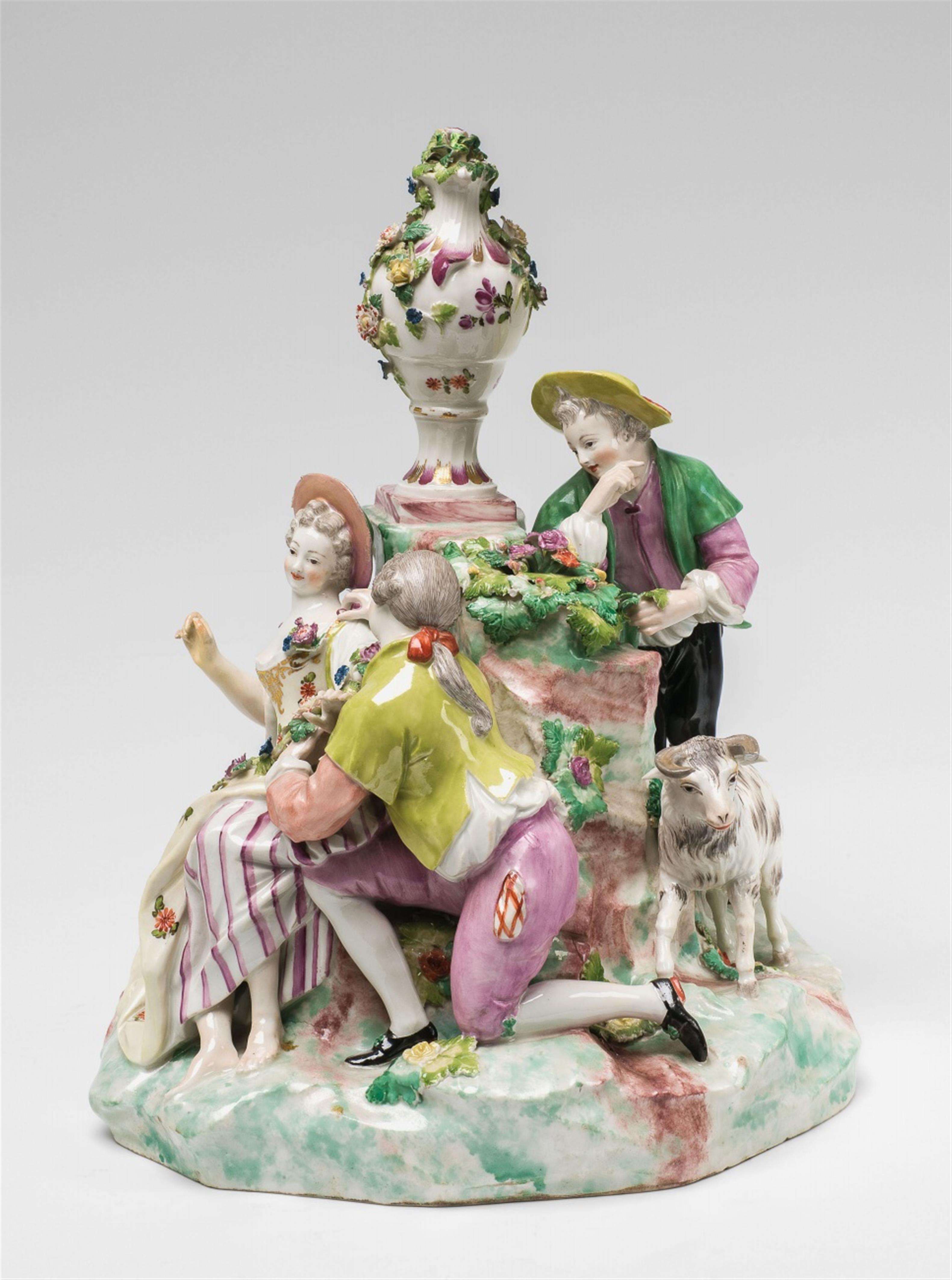 A Vienna porcelain shepherd group - image-6