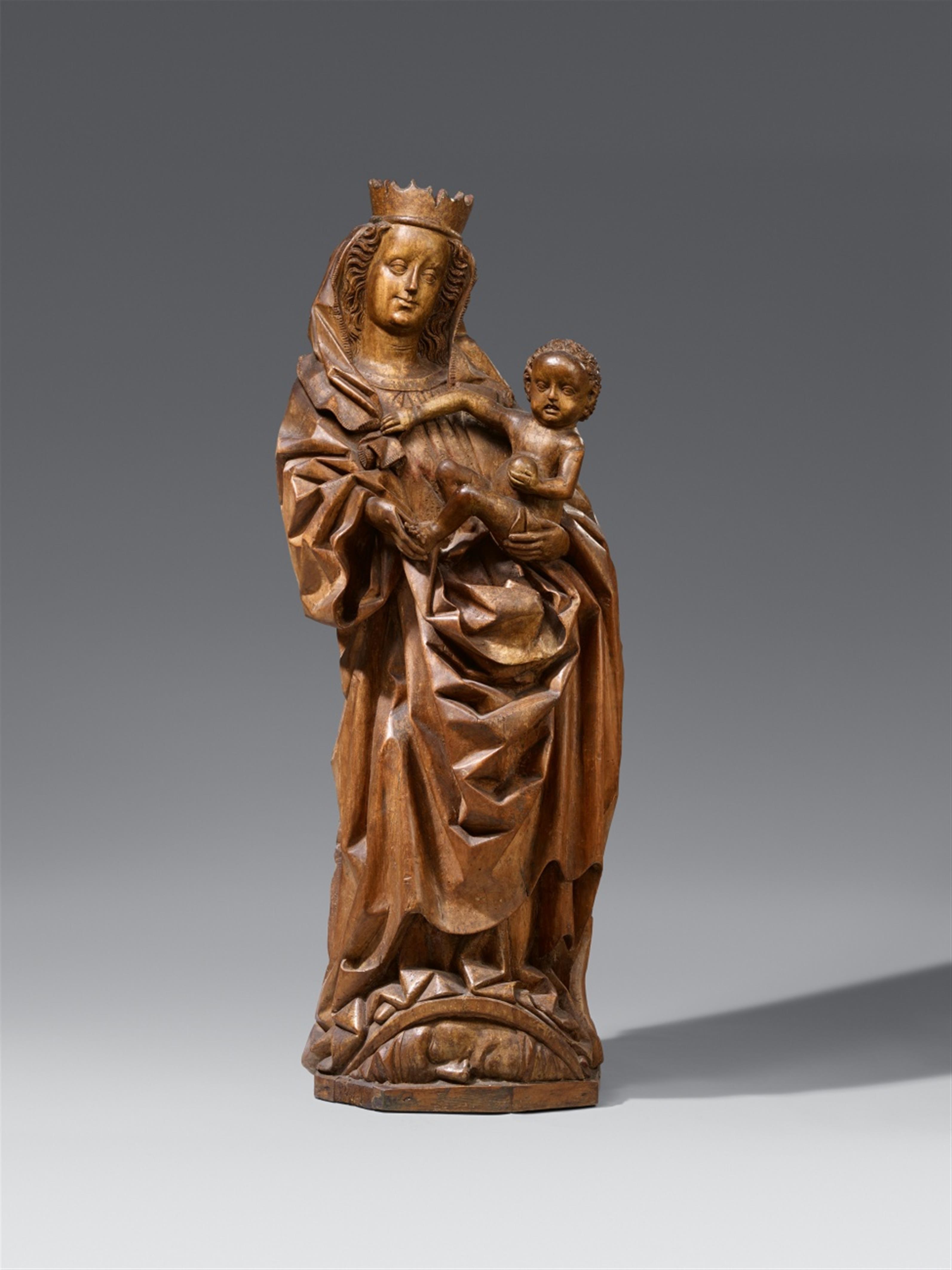 Jakob Kaschauer - A carved wooden figure of the Virgin on the crescent by Jakob Kaschauer - image-1