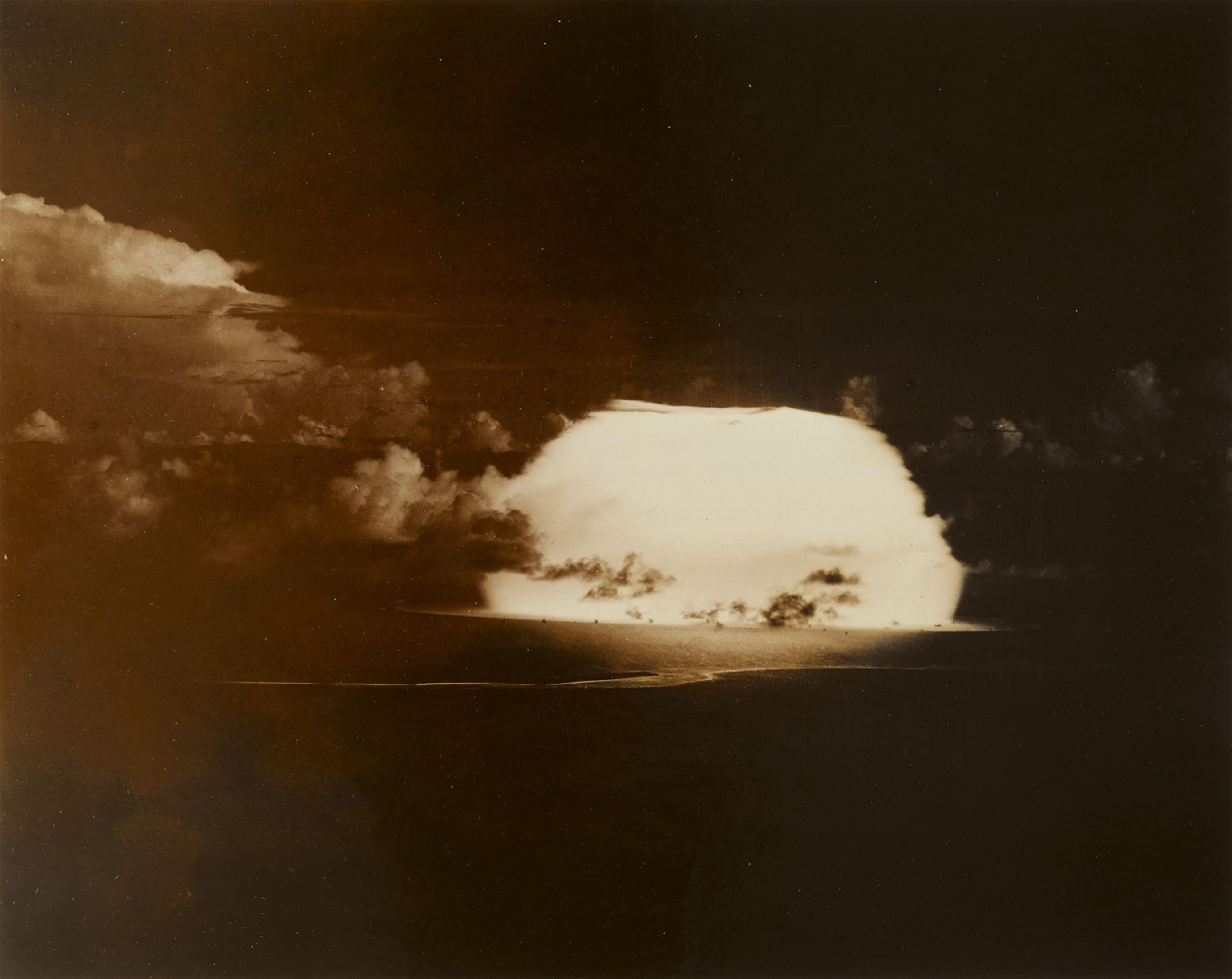 Joint Army Task Force One Photo - "Operation Crossroads" - Views of the Bikini Atoll nuclear Tests - image-8