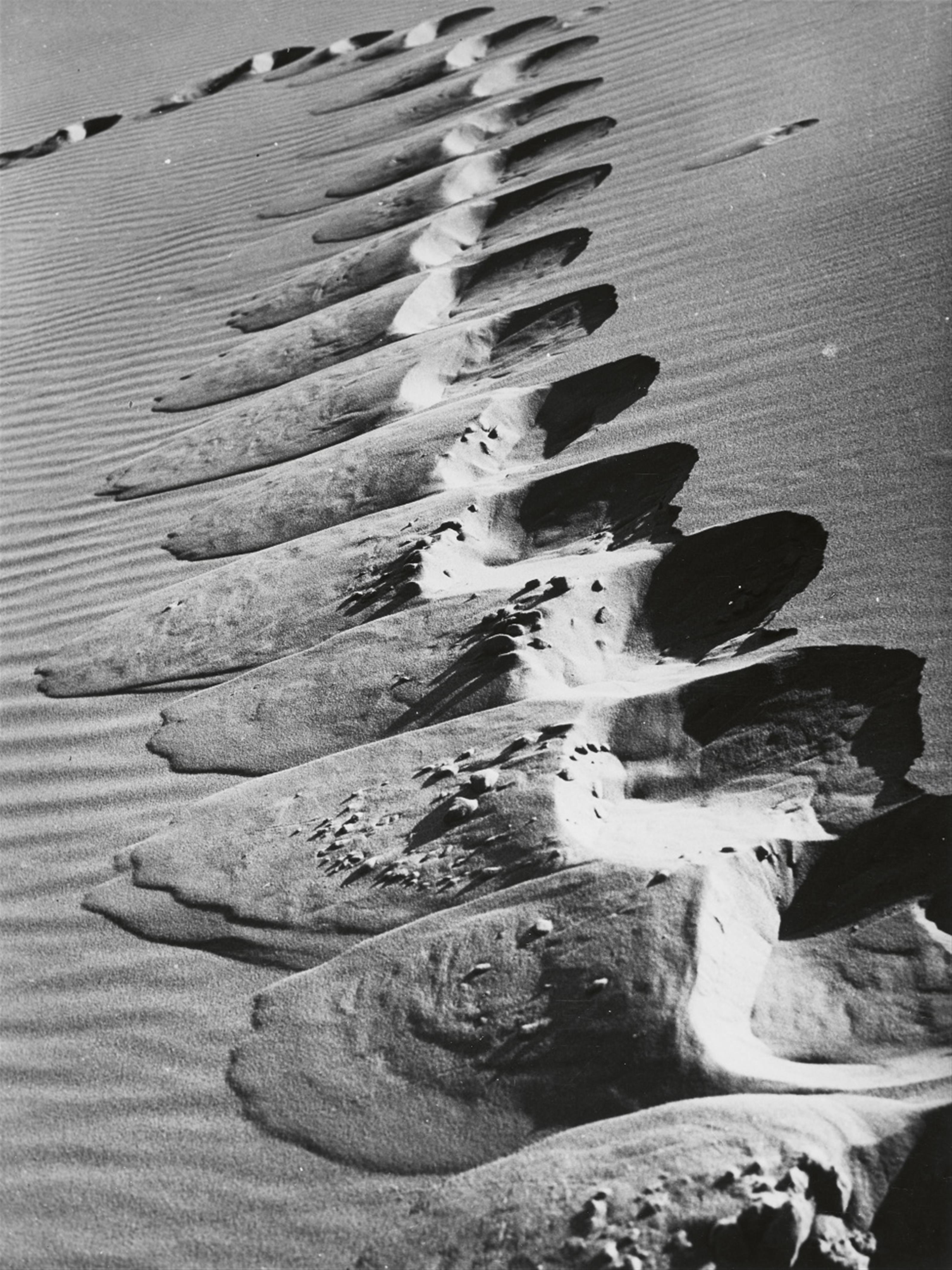 Alfred Ehrhardt - Fußspuren in der Sanddüne, Kurische Nehrung - image-1