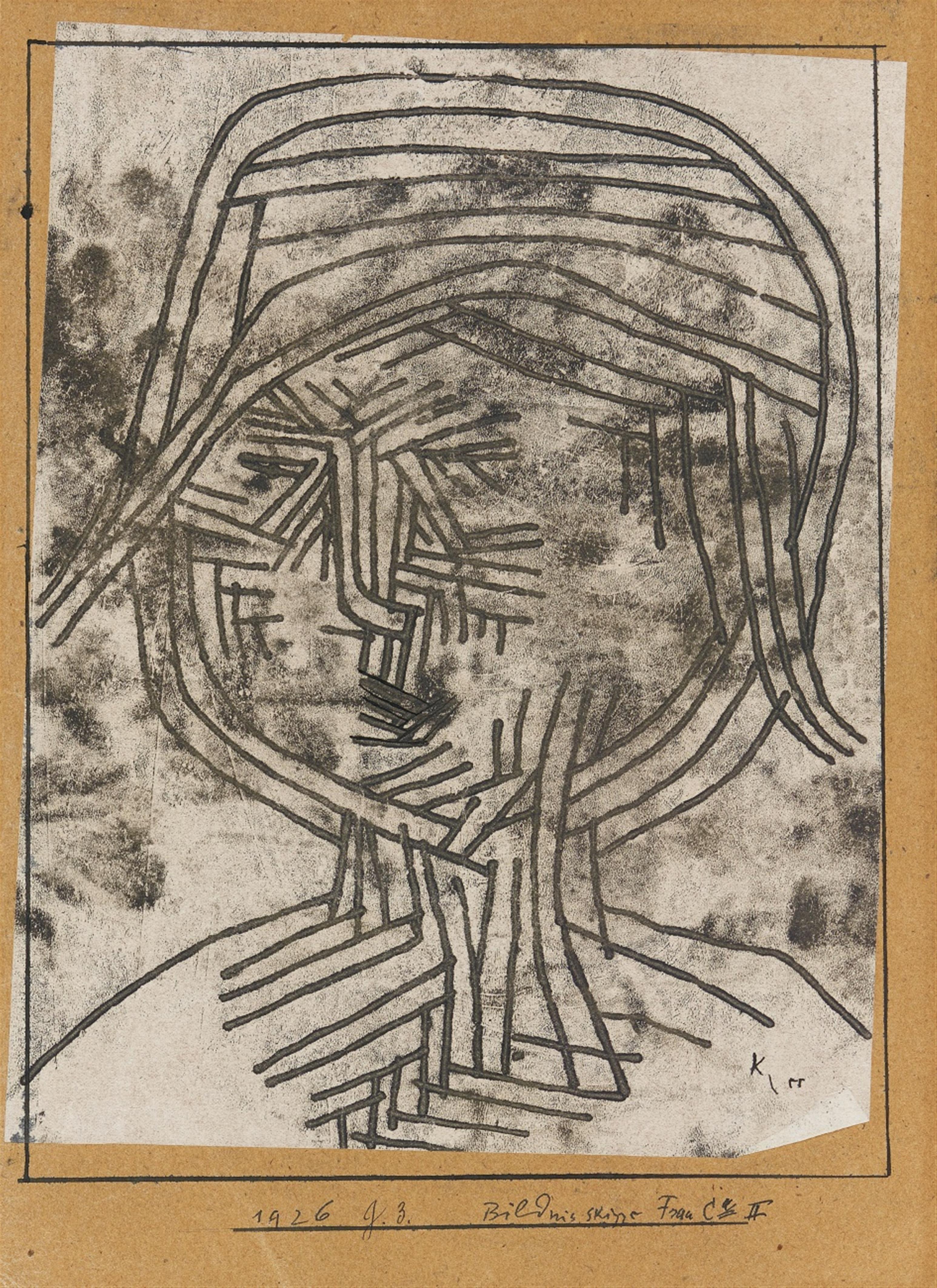 Paul Klee - Bildnisskizze Frau C II - image-1
