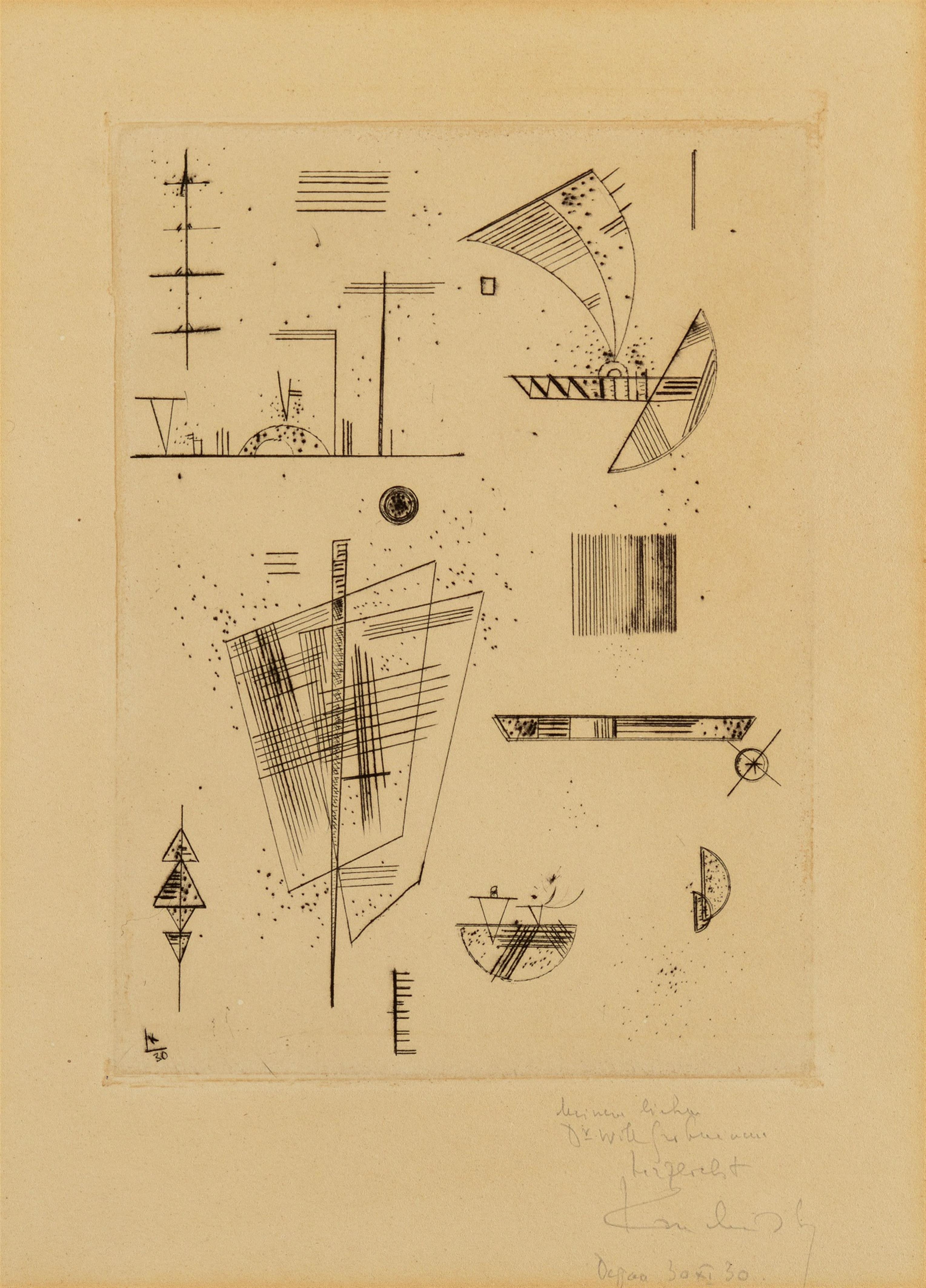 Wassily Kandinsky - Erste Radierung für die Edition "Cahiers d'art" - image-1