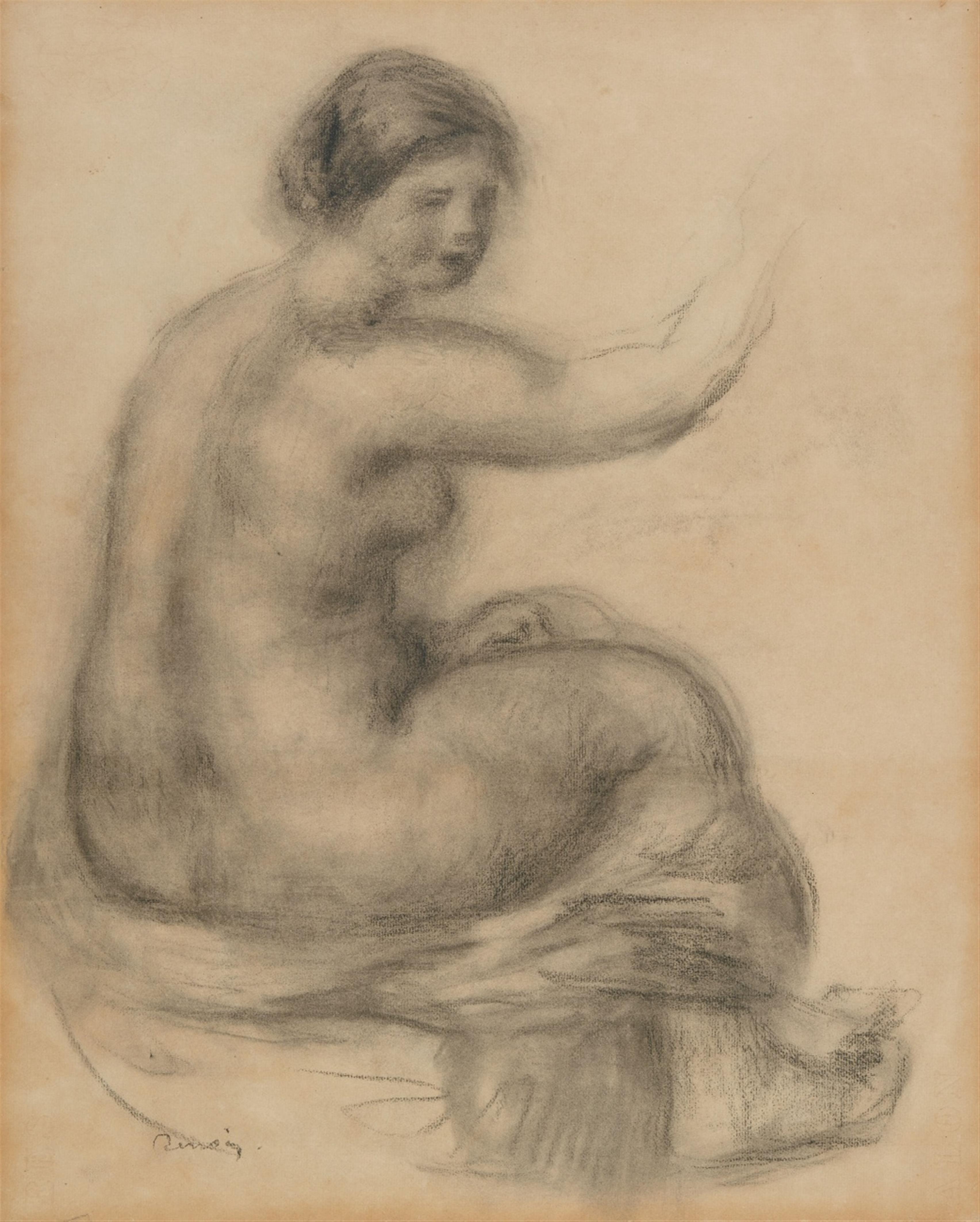 Pierre-Auguste Renoir - Gabrielle, nu assis de profil - image-1