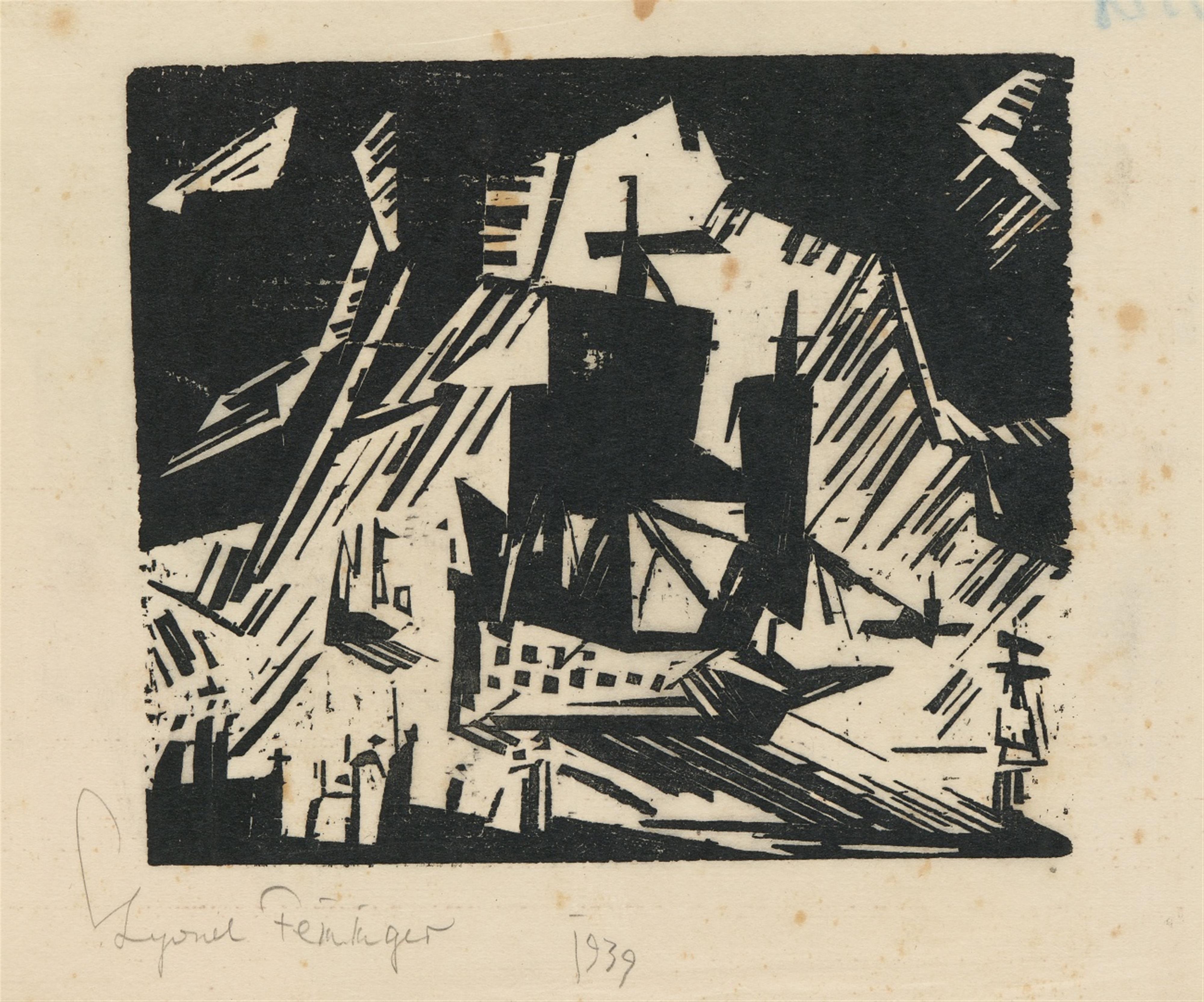 Lyonel Feininger - The Departure (Die Ausfahrt) - image-1