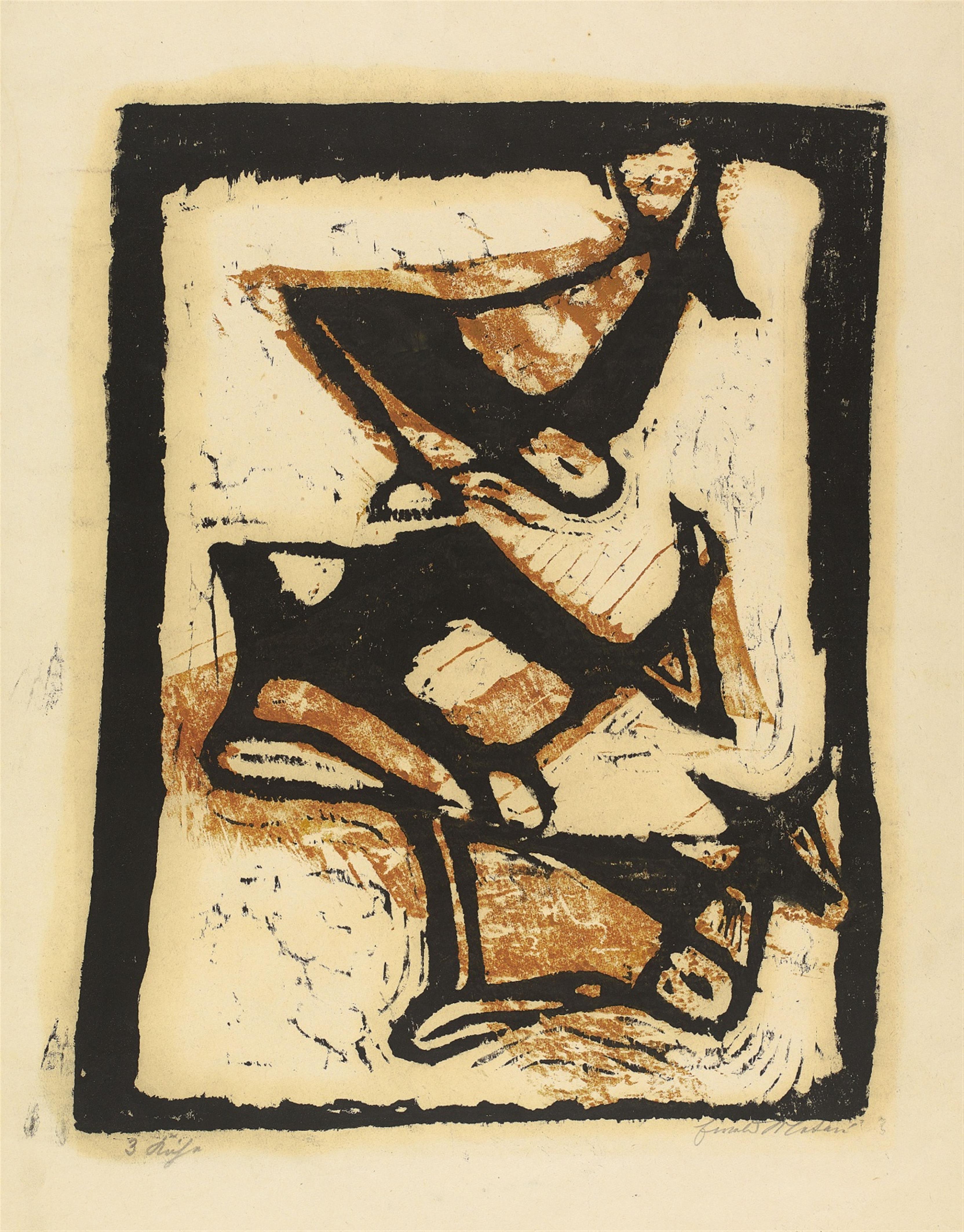 Ewald Mataré - Drei Kühe (übereinander) - image-1
