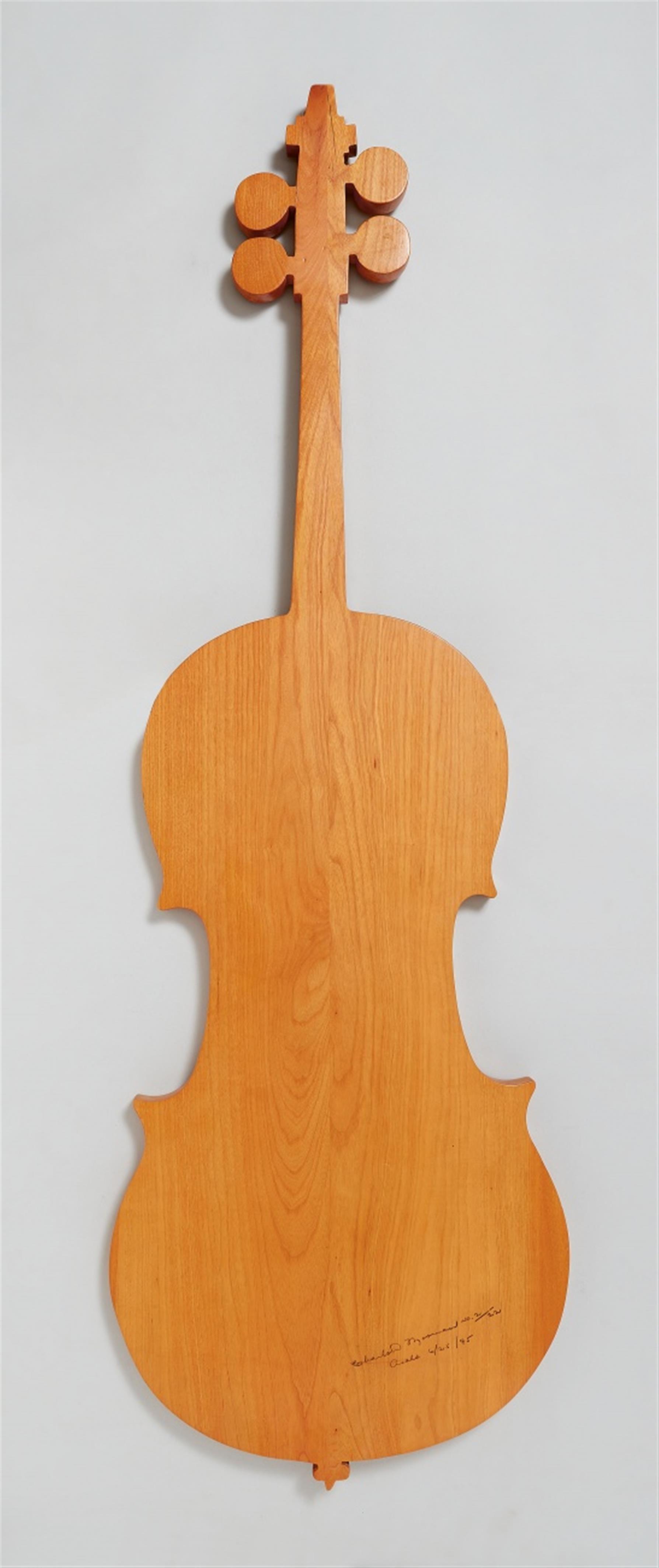 Charlotte Moorman - Wooden Cello - image-1