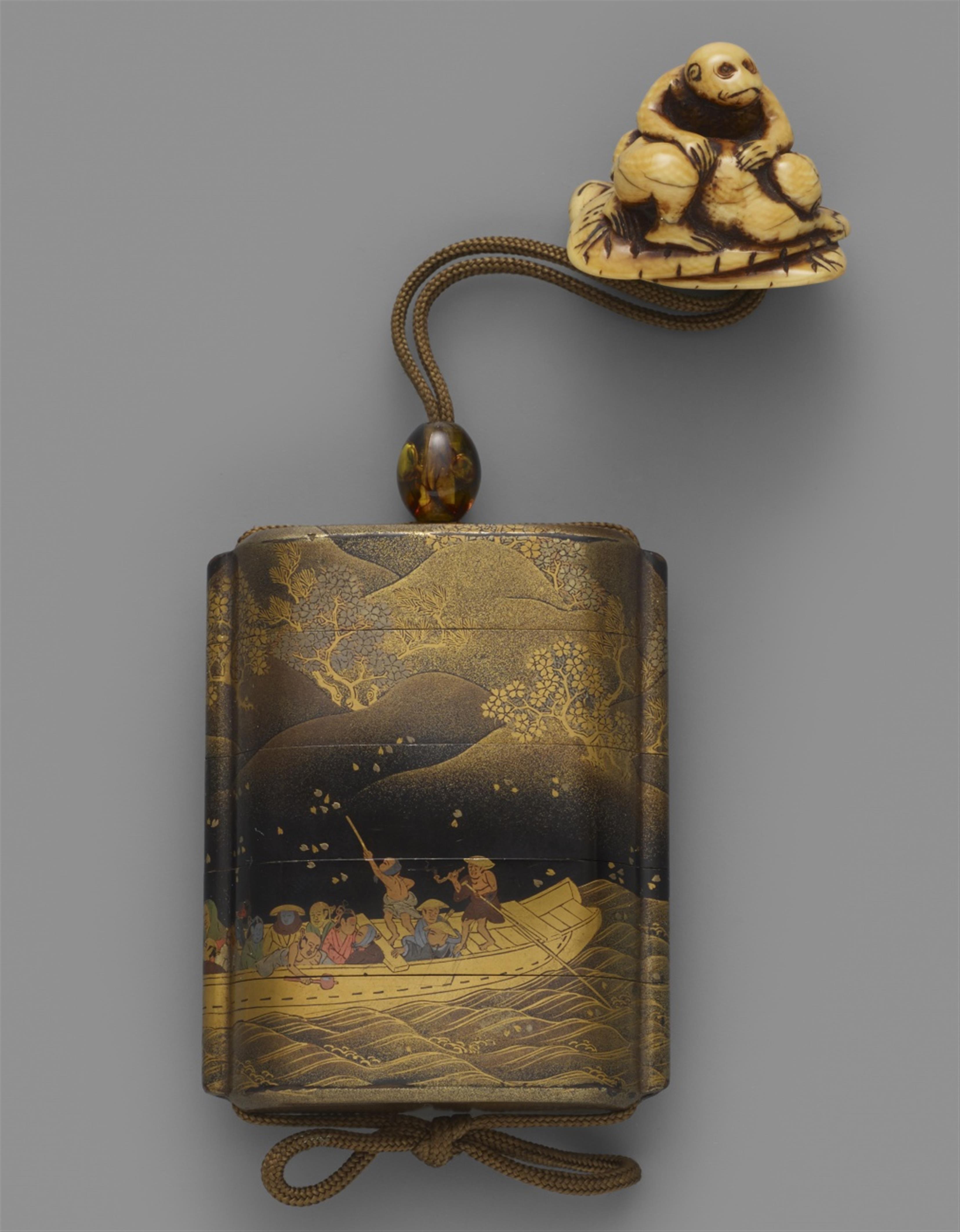 A four-case inrô. Late 18th century - image-1