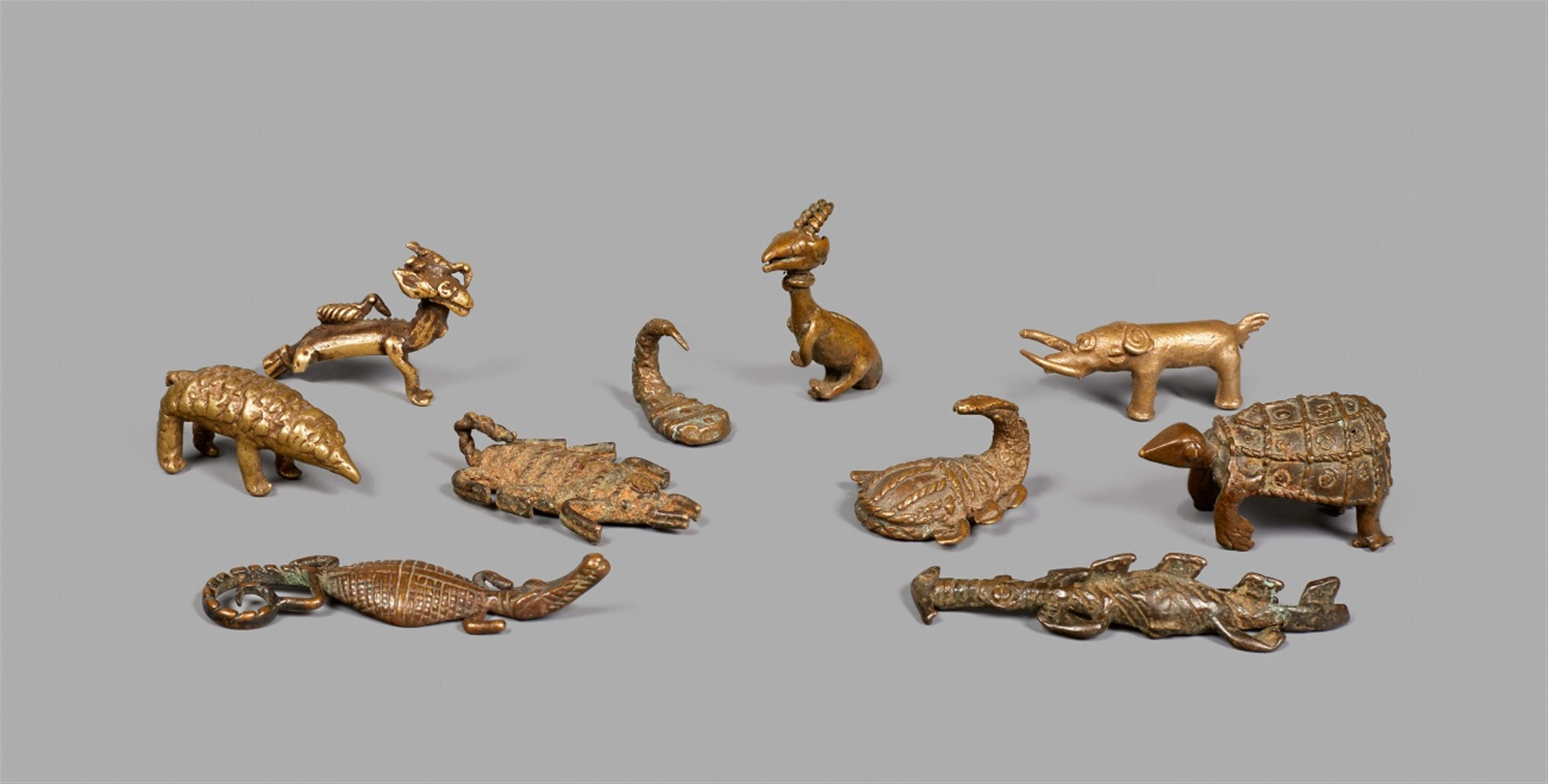 FORTY-TWO AKAN BRASS GOLDWEIGHTS
Cast as animals - image-1