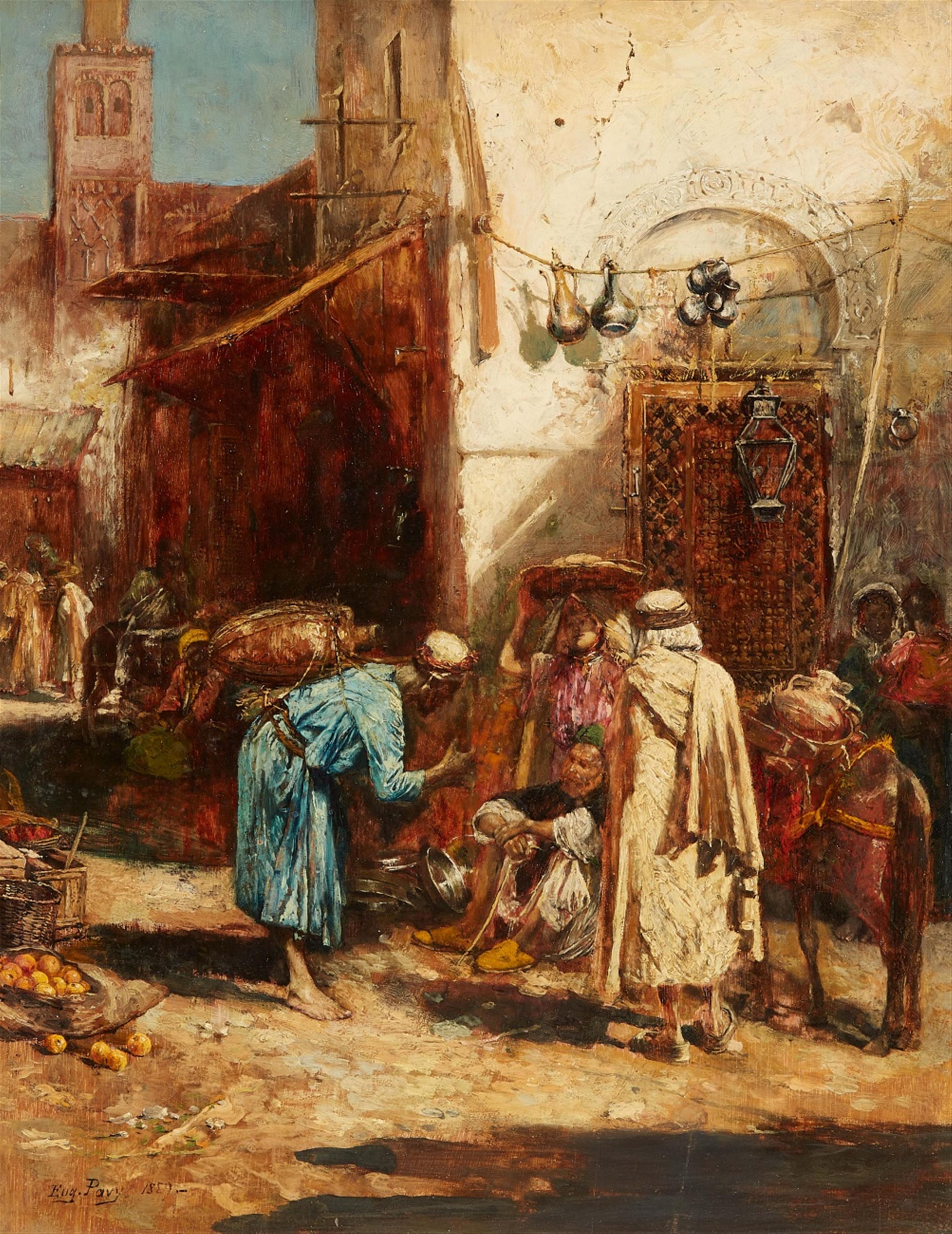 Eugène Pavy - Orientalische Marktszene - image-1